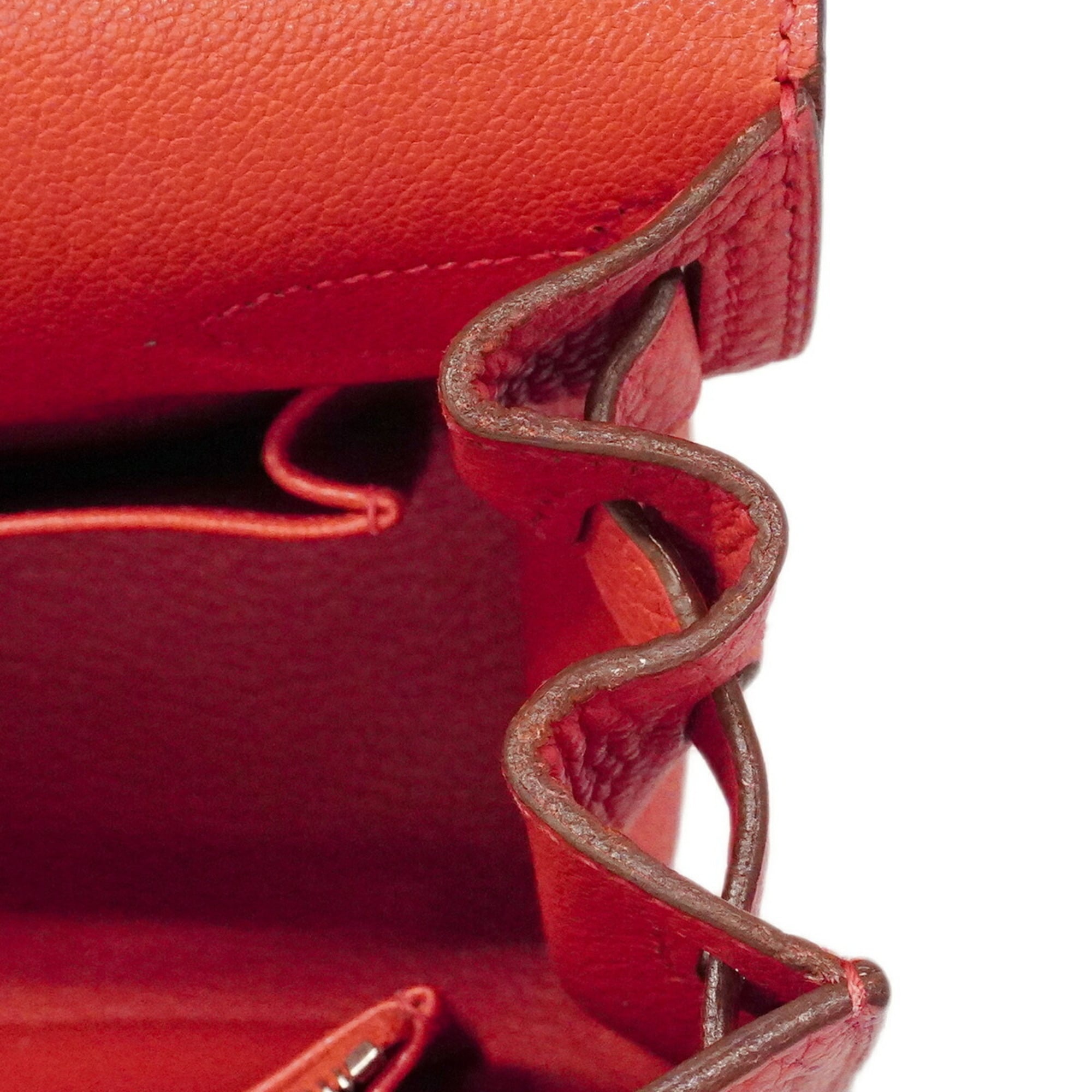 Hermes Bougainvillier Taurillon Clemence Leather Shoulder Bag (Pre-Owned)