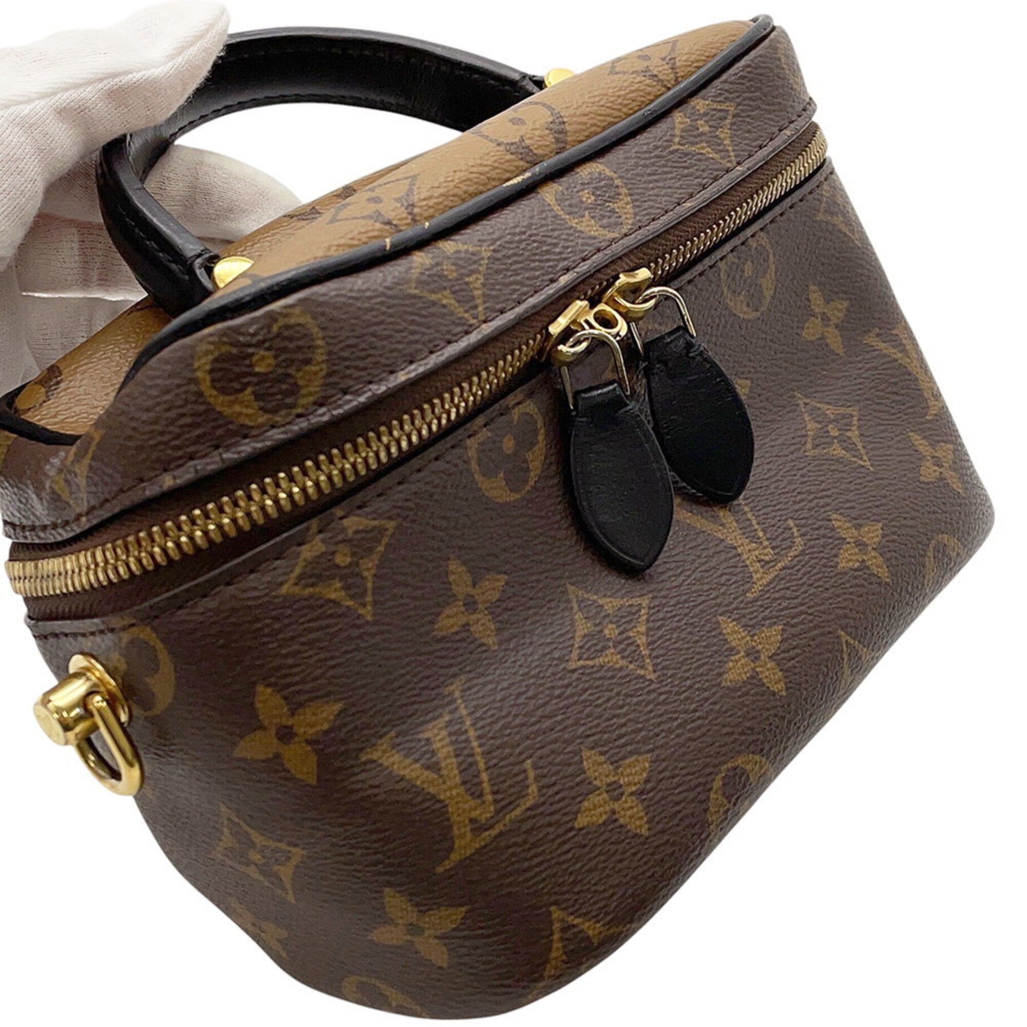 Louis Vuitton Noir Monogram Reverse Handbag Shoulder Bag (Pre-Owned)