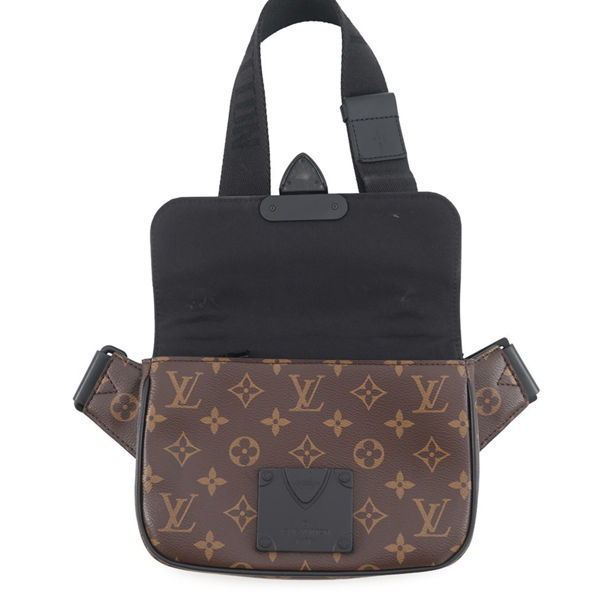 Louis Vuitton Monogram Macassar Noir Monogram Handbag Sling Bag (Pre-Owned)