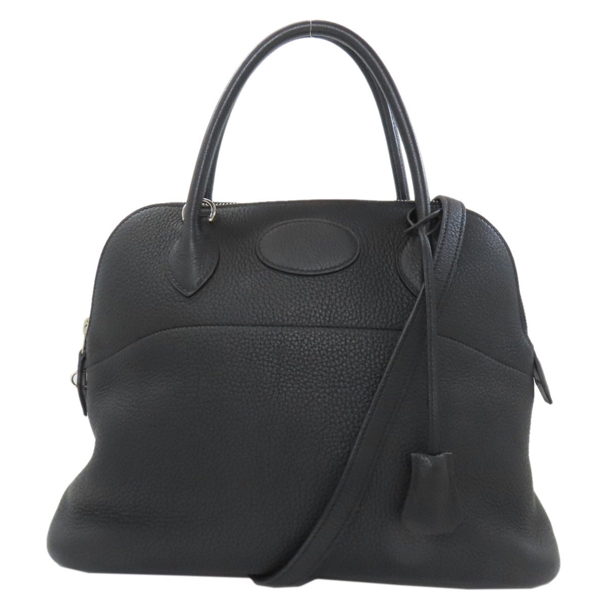 Hermes Bolide Black Taurillon Clemence Leather Tote Bag (Pre-Owned)