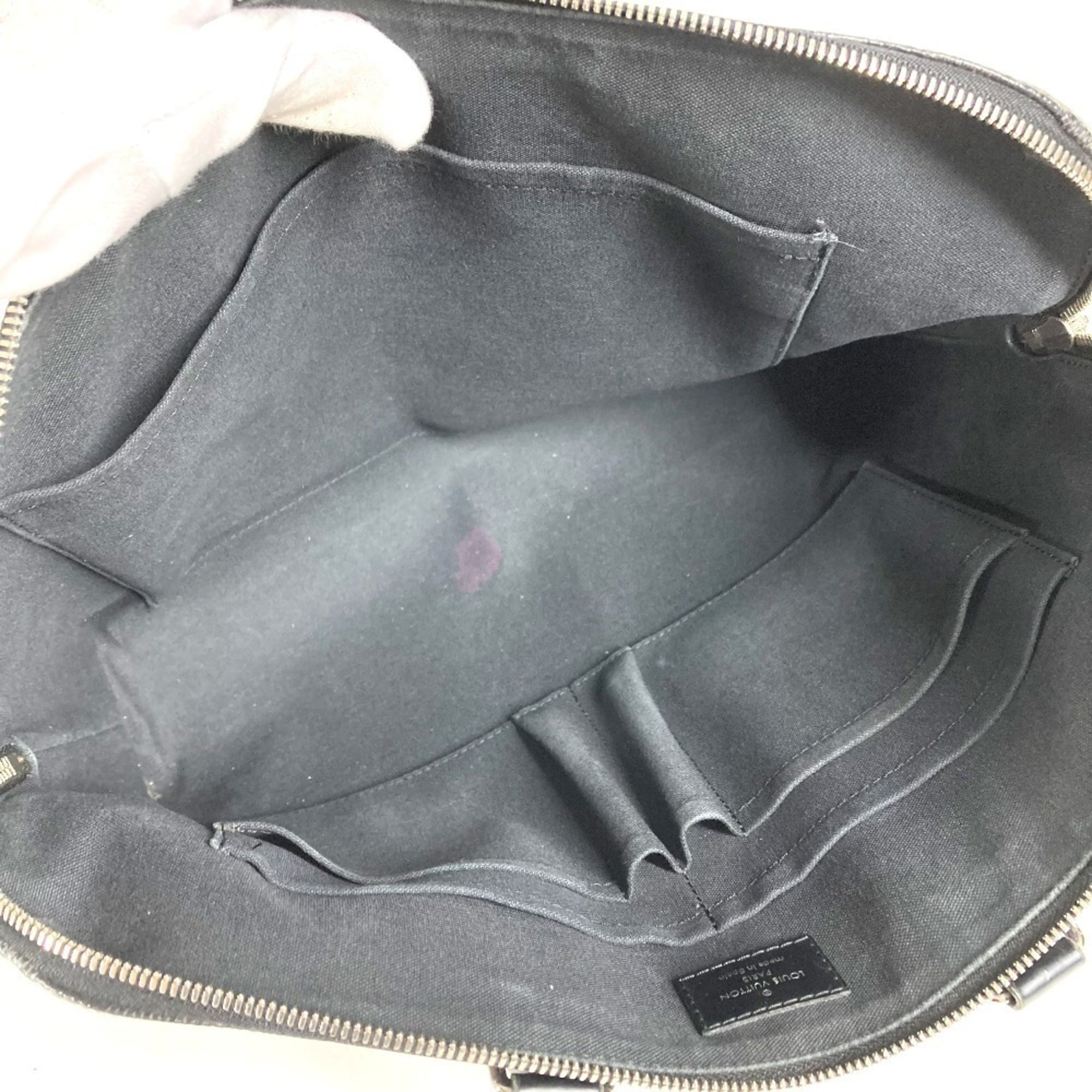 Louis Vuitton Black Damier Graphite Briefcase Handbag (Pre-Owned)