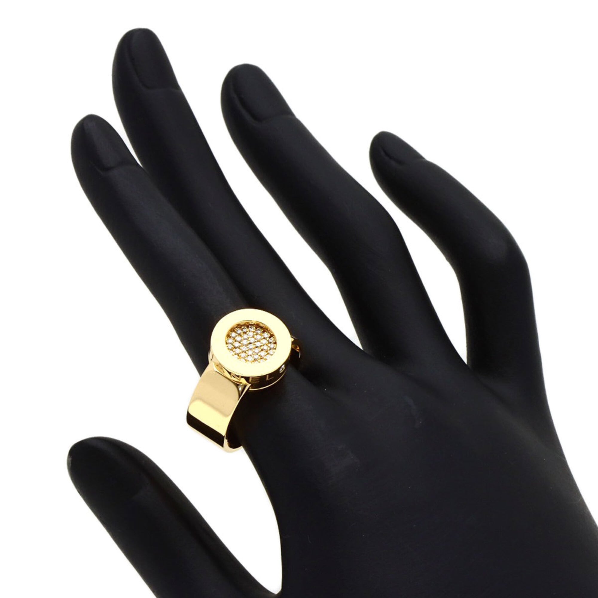 Chanel Gold Yellow Gold (18K) Band Ring (Pre-Owned)