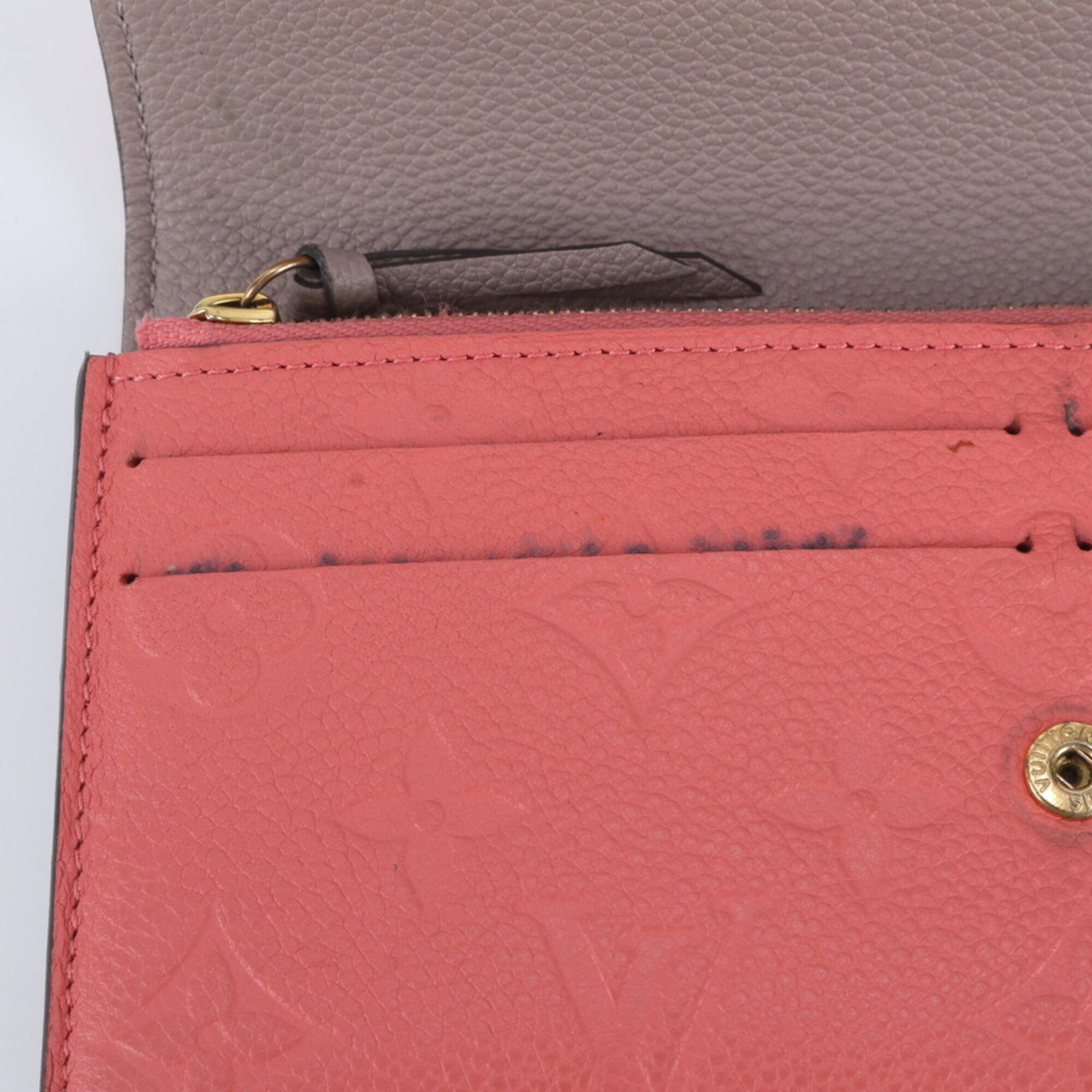 Louis Vuitton Blossom Leather Long Wallet (Bi-Fold) (Pre-Owned)