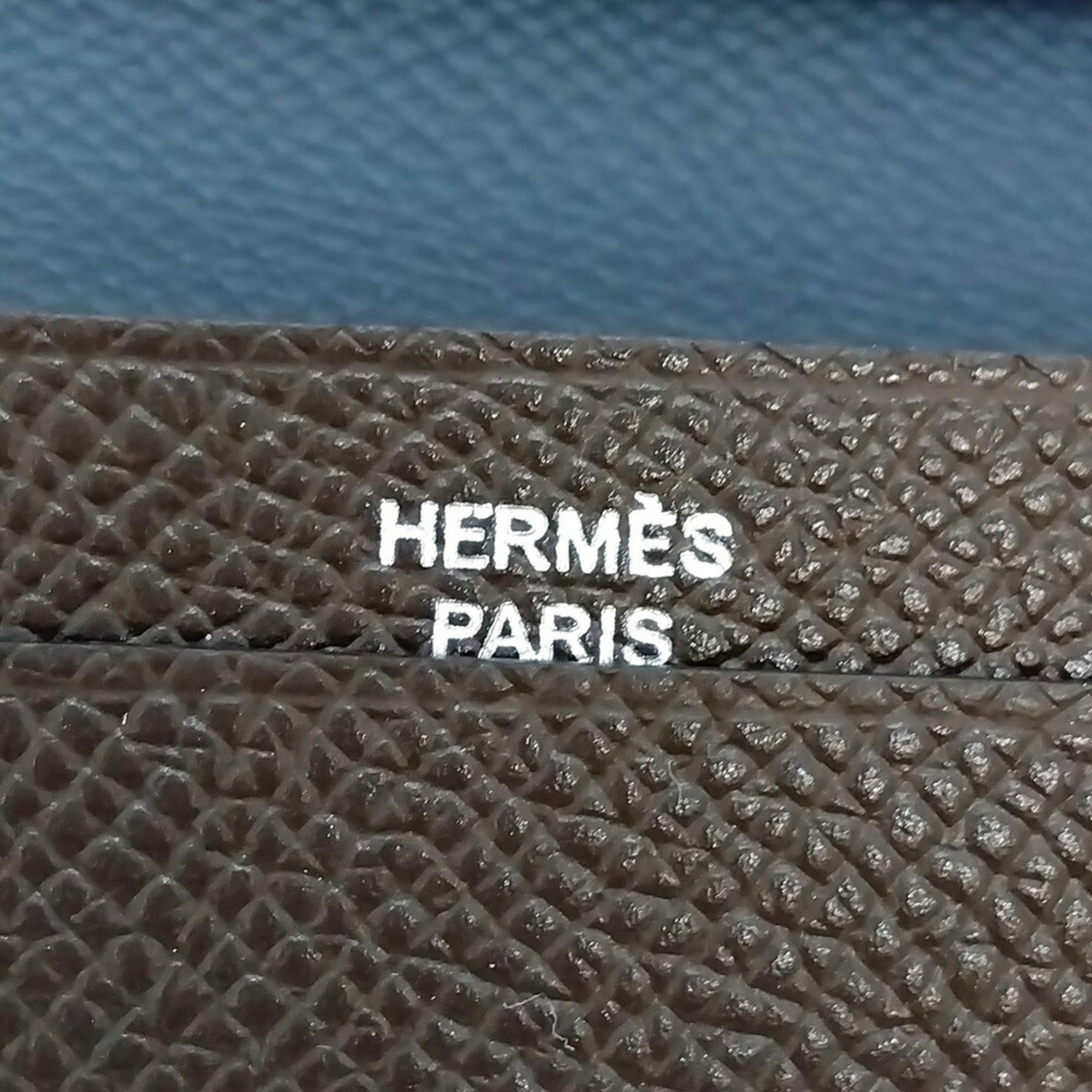 Hermes Purple Epsom Leather Bill Wallet (Bi-Fold) (Pre-Owned)