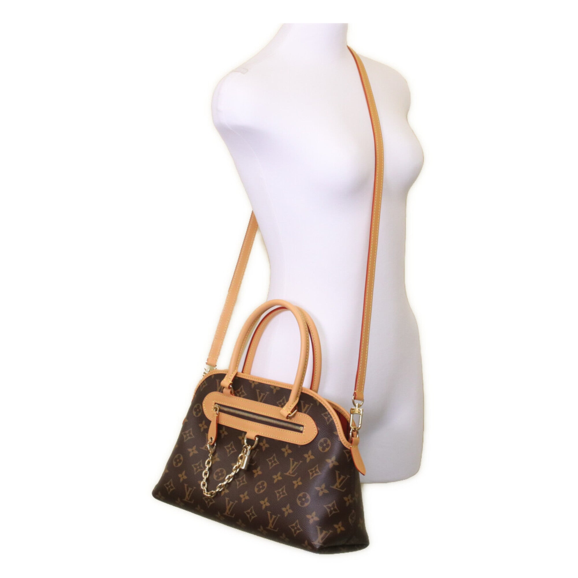 Louis Vuitton Brown Monogram Shoulder Bag (Pre-Owned)