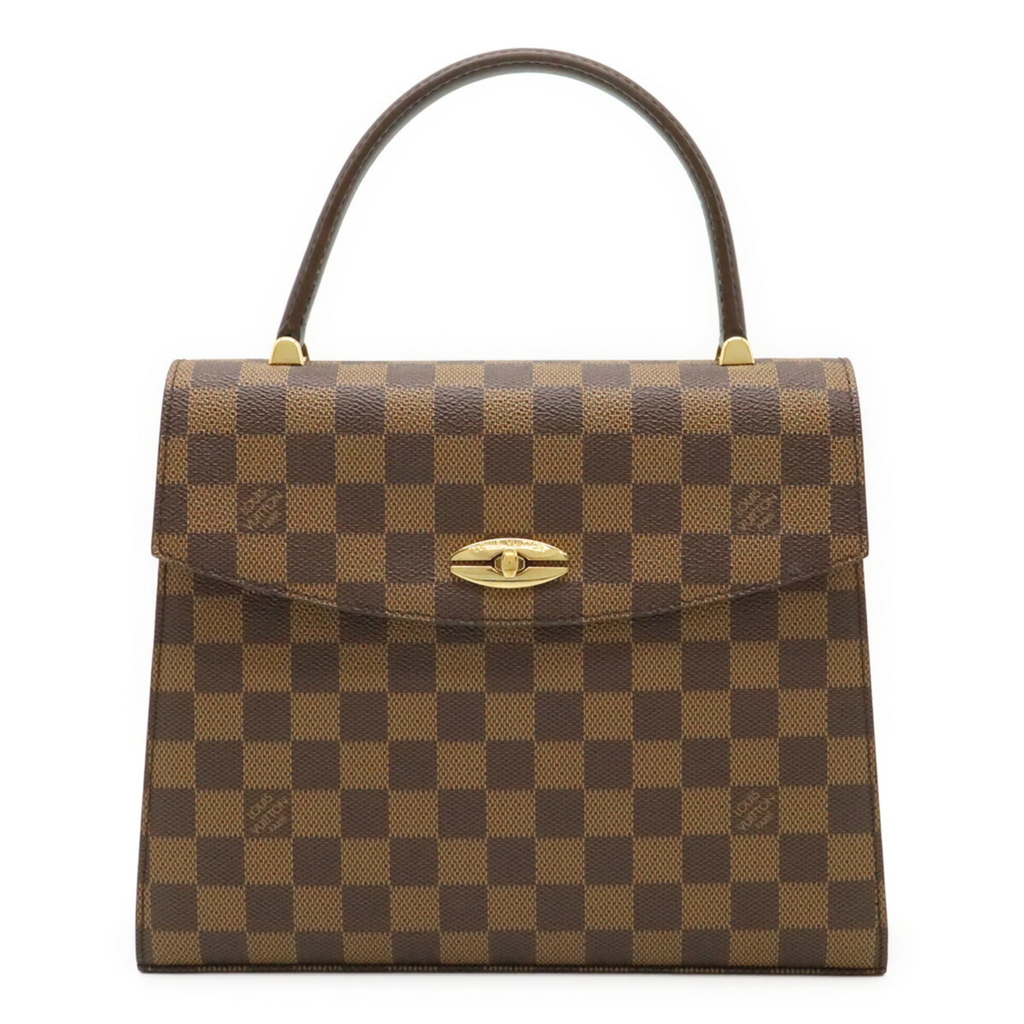Louis Vuitton Brown Pvc Coated Canvas Damier Canvas Handbag (Pre-Owned)