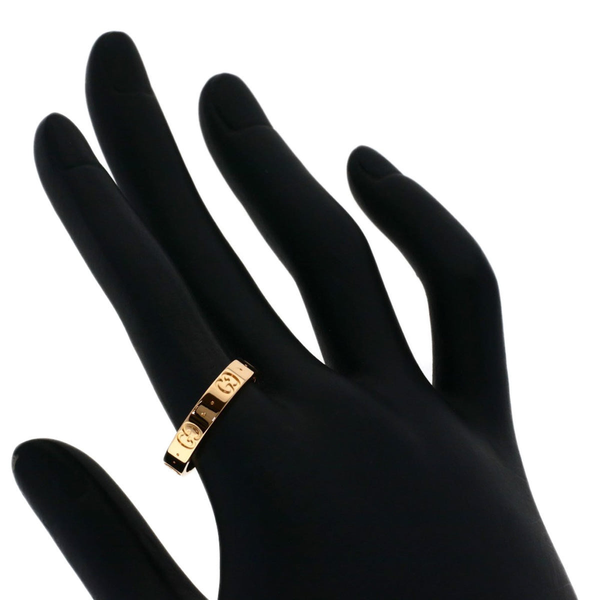 Gucci Icon Pink Gold (18K) Band Ring (Pre-Owned)