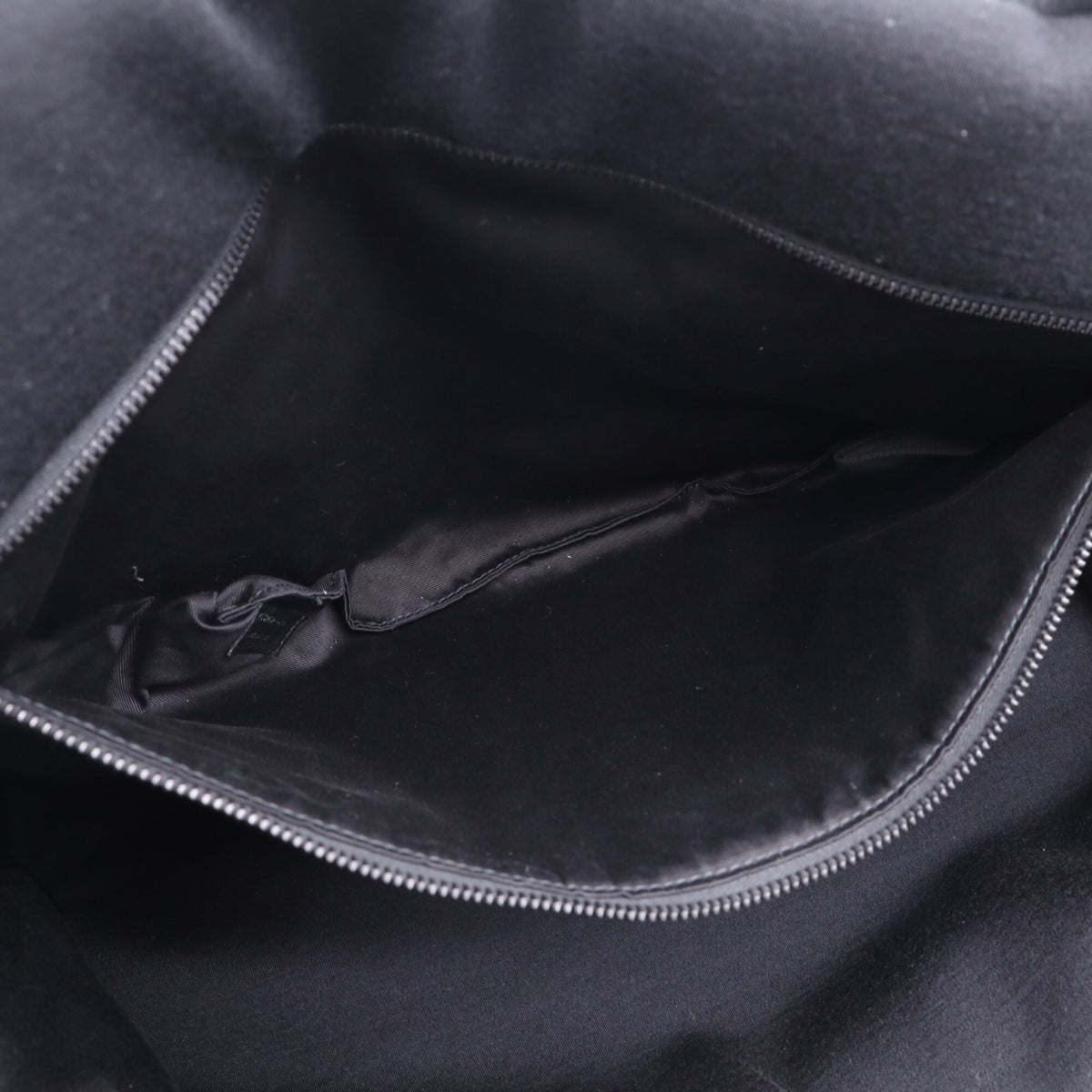 Yves Saint Laurent Black Cotton Handbag Tote Bag (Pre-Owned)
