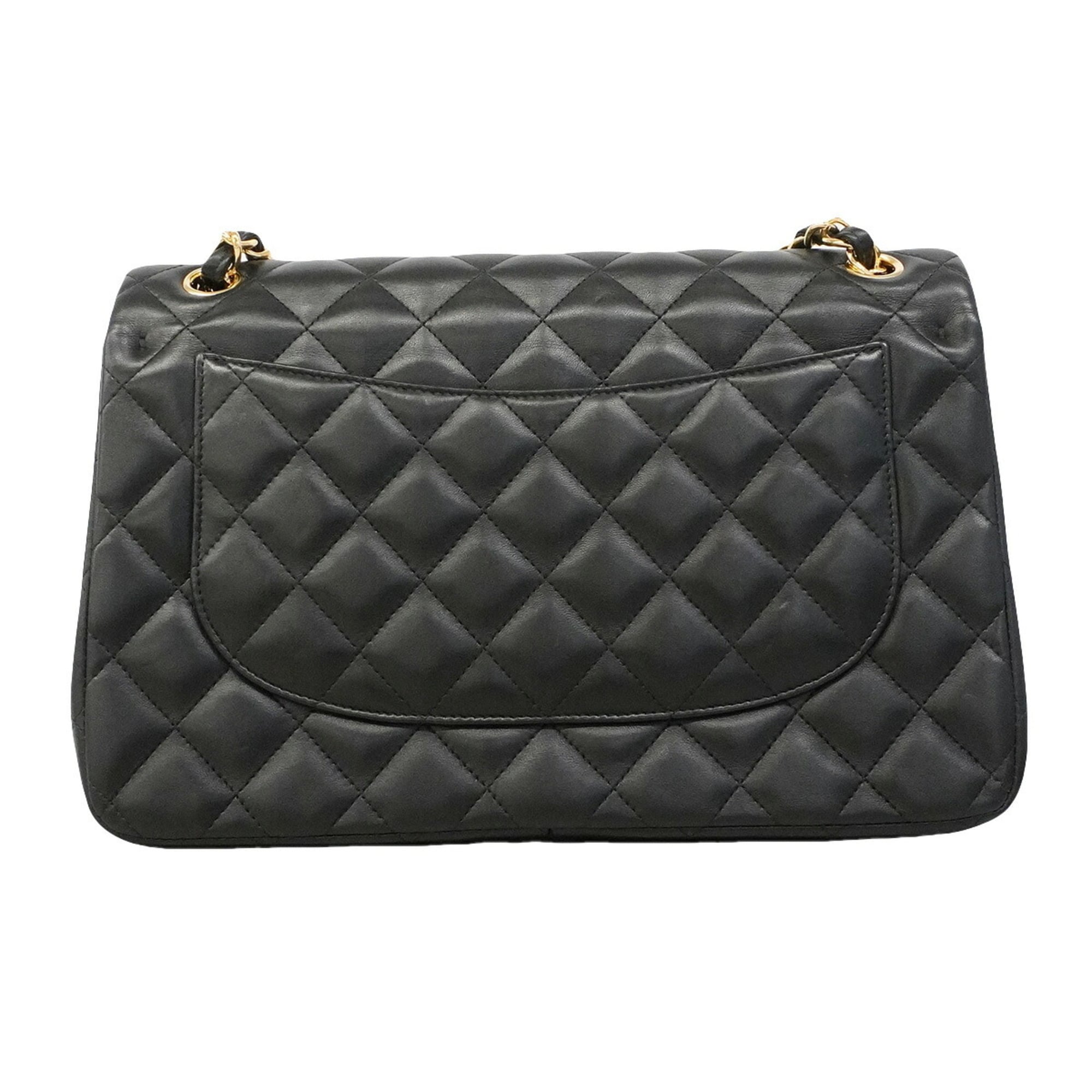 Chanel Black Leather Shoulder Bag (Pre-Owned)