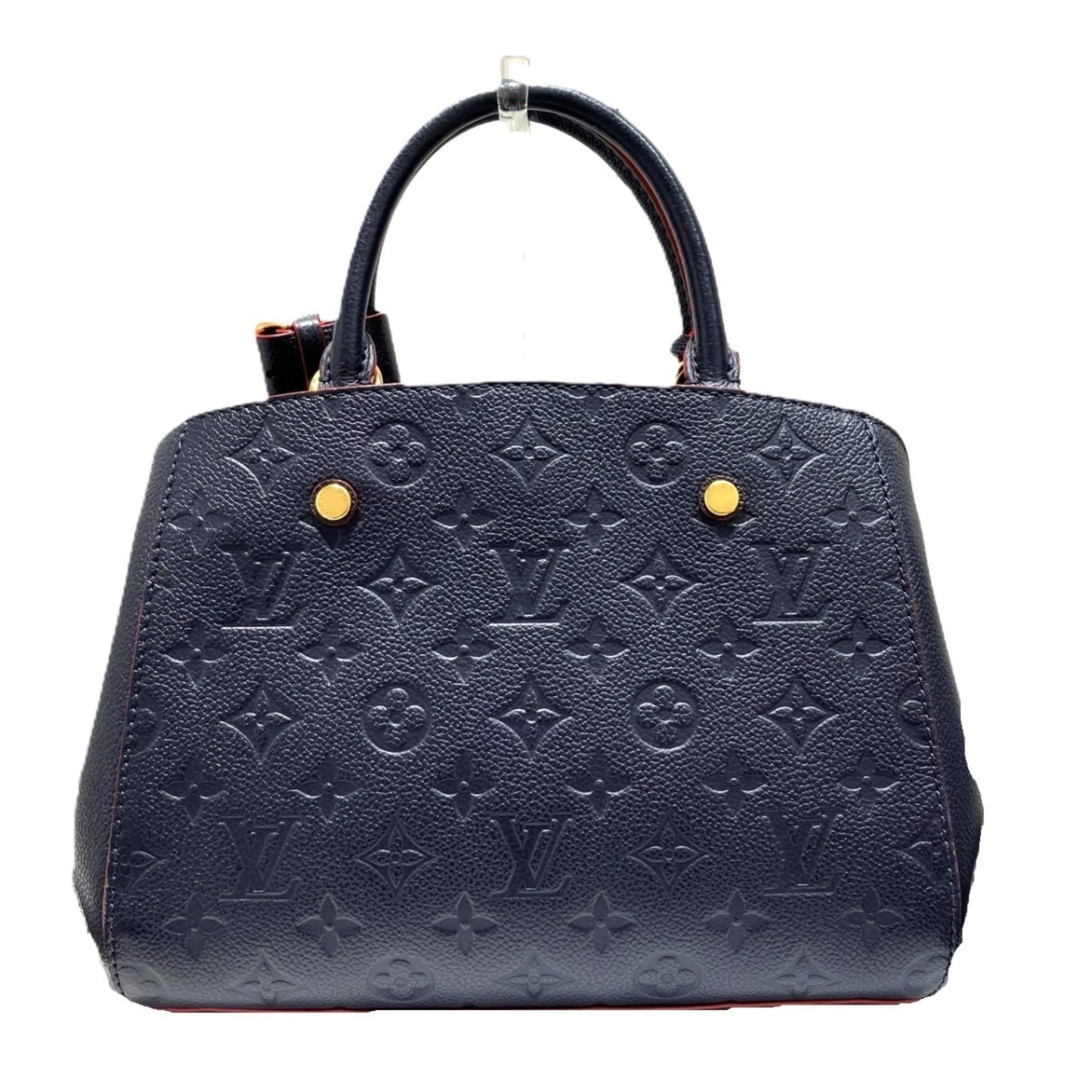 Louis Vuitton Galle Marine Rouge Monogram Leather Handbag (Pre-Owned)
