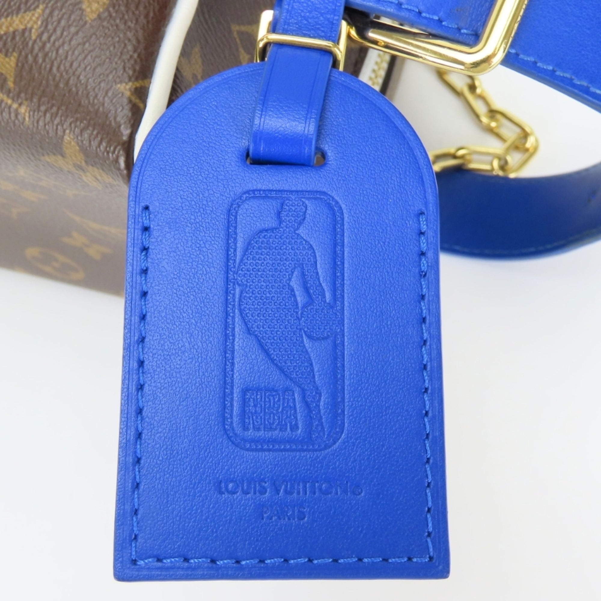 Louis Vuitton Monogram Blue Brown Monogram Handbag (Pre-Owned)