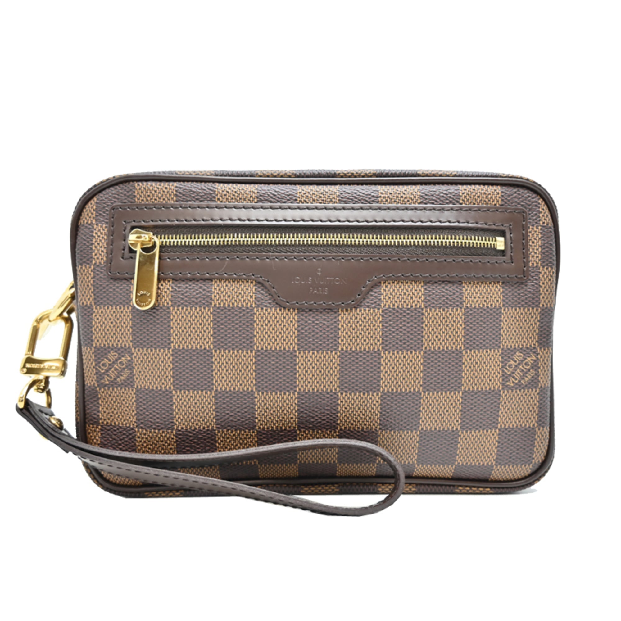 Louis Vuitton Brown Damier Canvas Pochette Shoulder Bag (Pre-Owned)