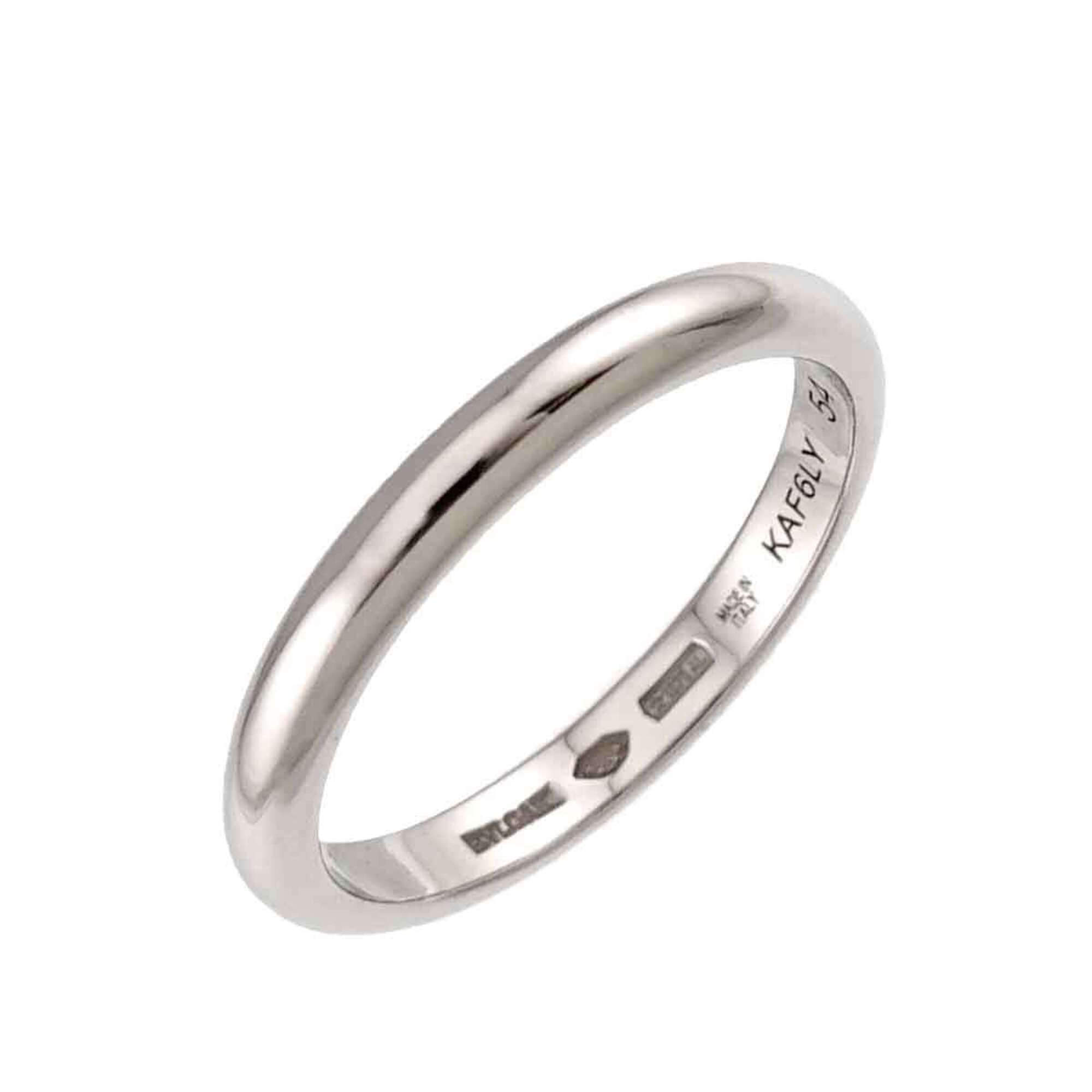 Bvlgari Platinum 950 Band Ring (Pre-Owned)