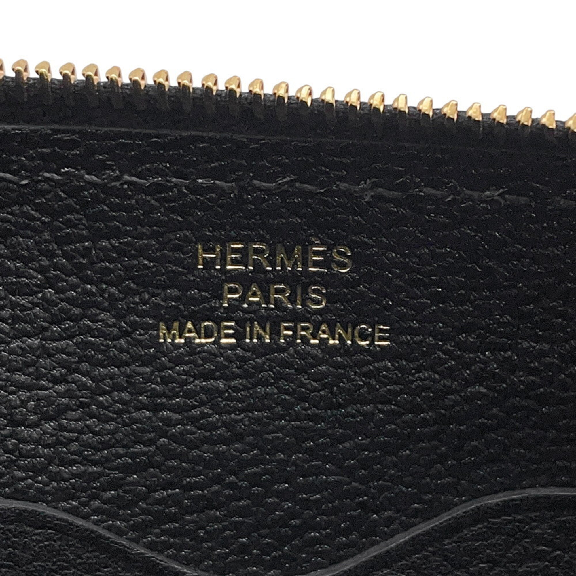 Hermes Black Evergrain Leather Handbag (Pre-Owned)