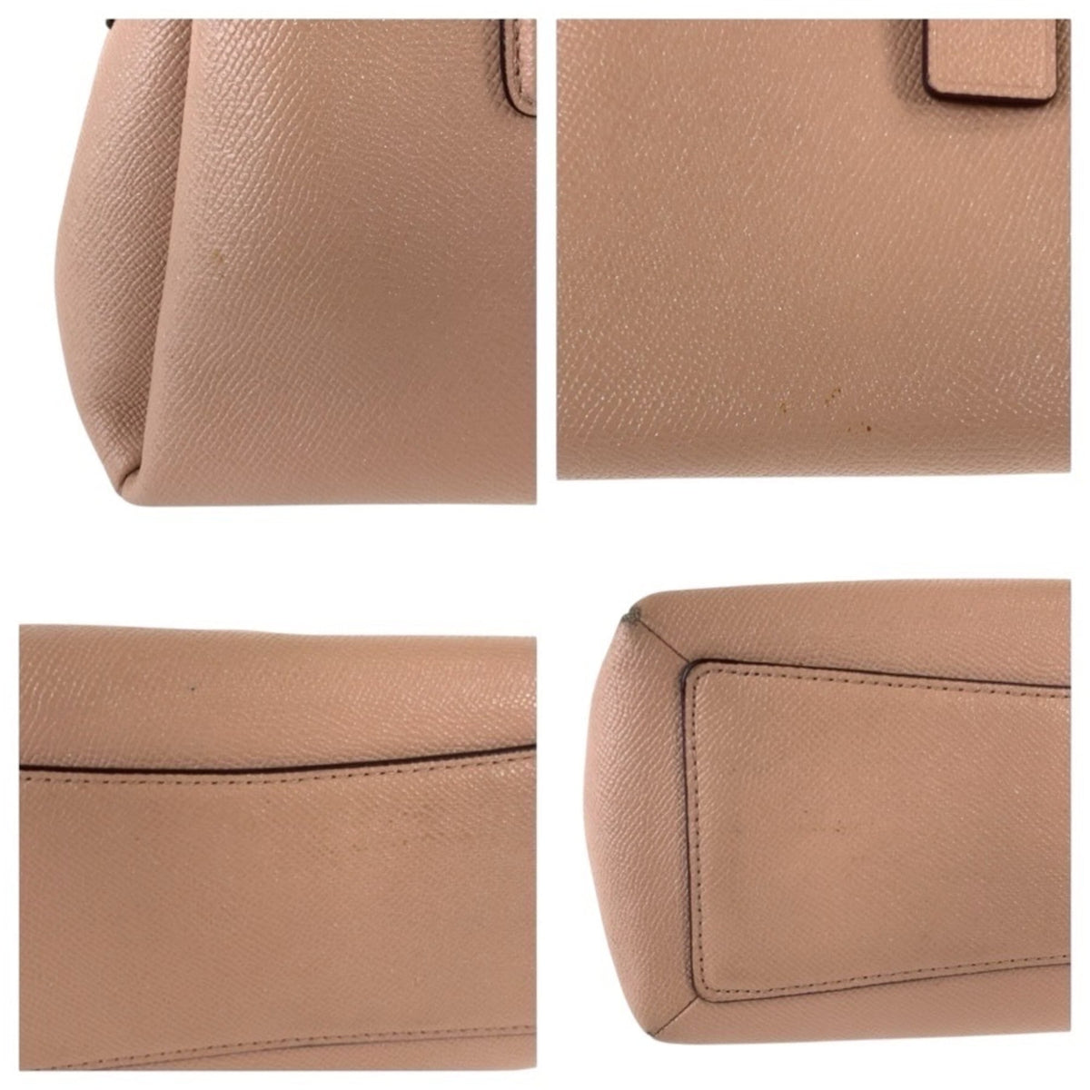 Coach Pink Beige Pvc Handbag Shoulder Bag (Pre-Owned)
