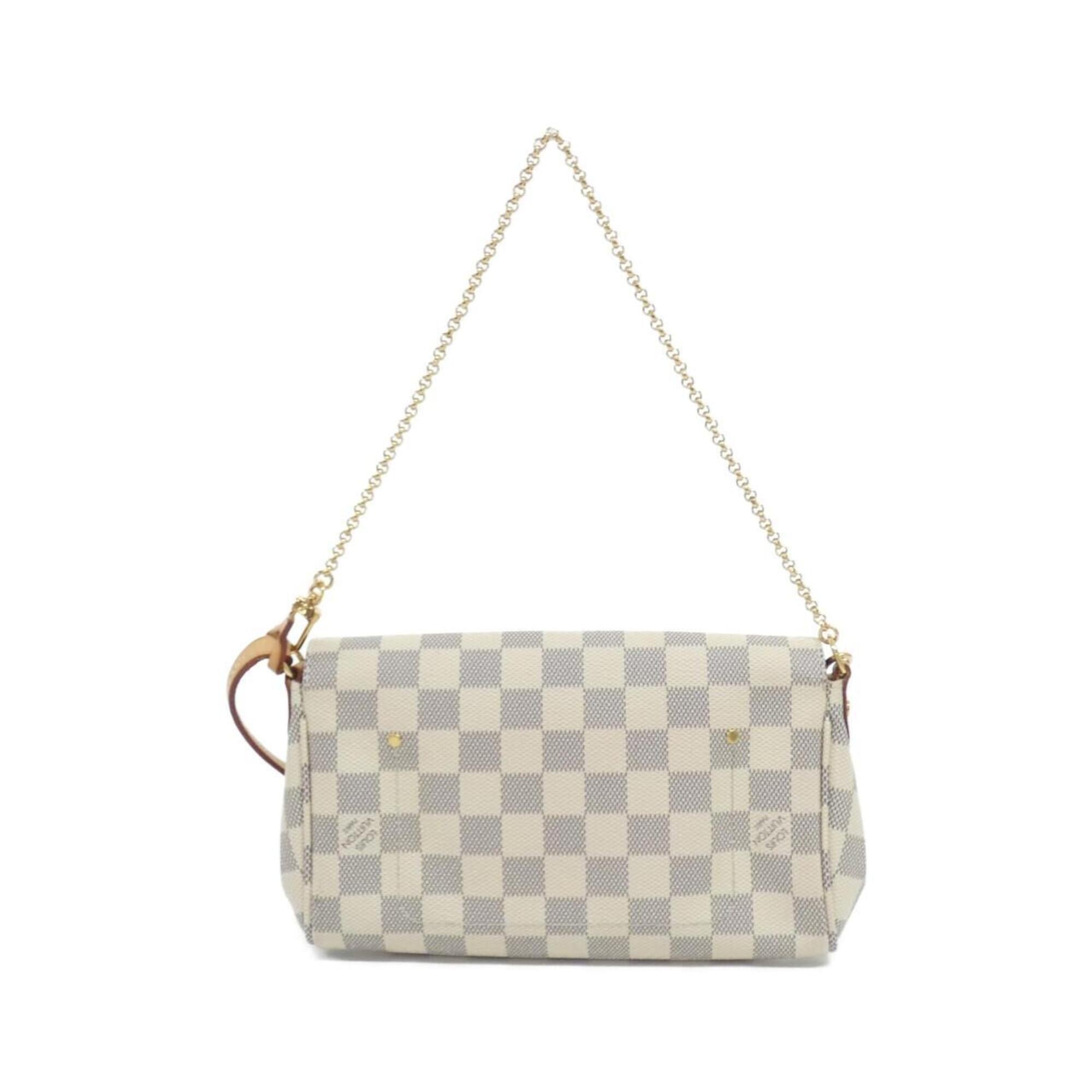 Louis Vuitton Azur Coated Canvas Shoulder Bag (Pre-Owned)