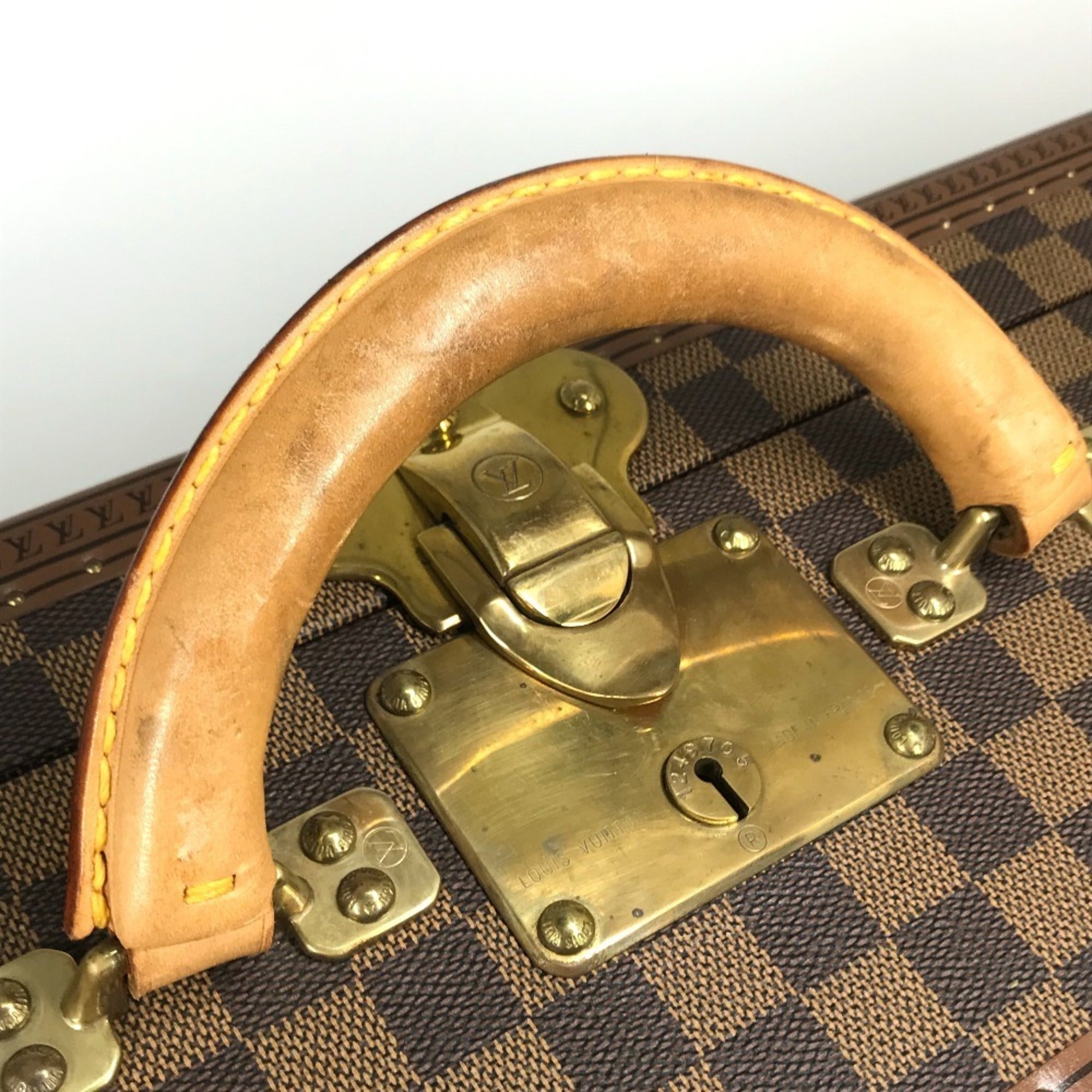 Louis Vuitton Brown Damier Canvas Damier Canvas Briefcase (Pre-Owned)