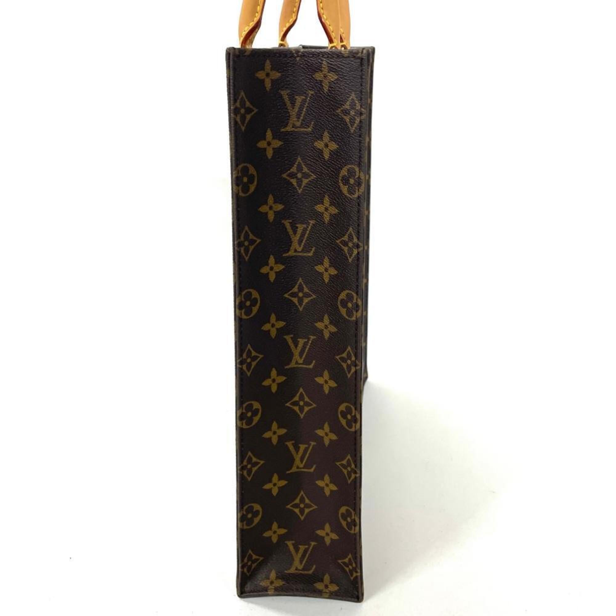 Louis Vuitton Brown Monogram Canvas Handbag (Pre-Owned)