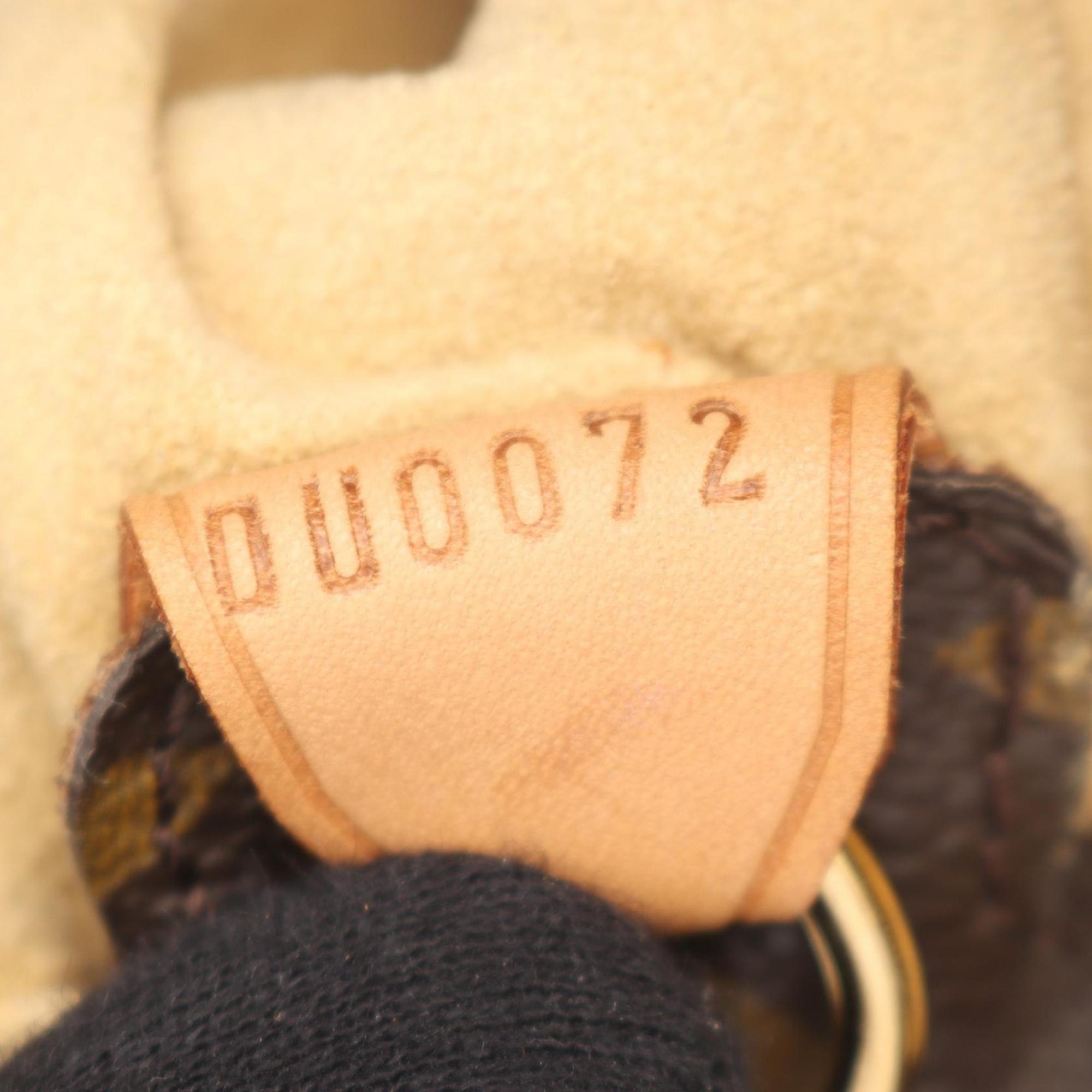 Louis Vuitton Brown Monogram Coated Canvas Leather Handbag Shoulder Bag (Pre-Owned)