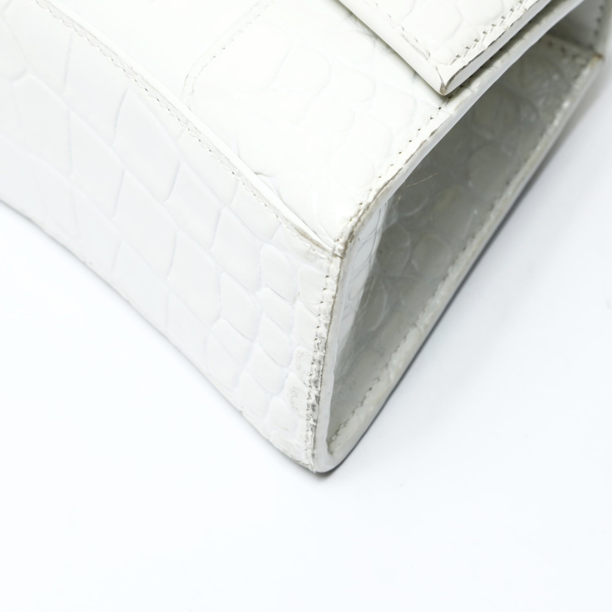 Balenciaga White Leather Shoulder Bag (Pre-Owned)
