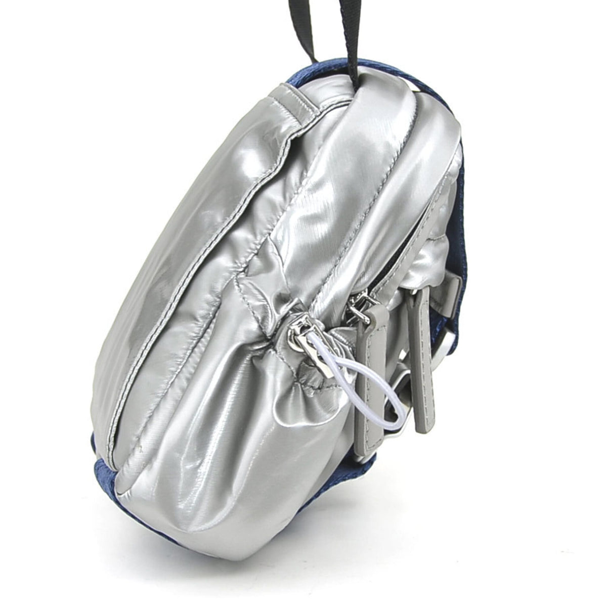 Mcm Blue Silver Pvc Shoulder Bag (Pre-Owned)