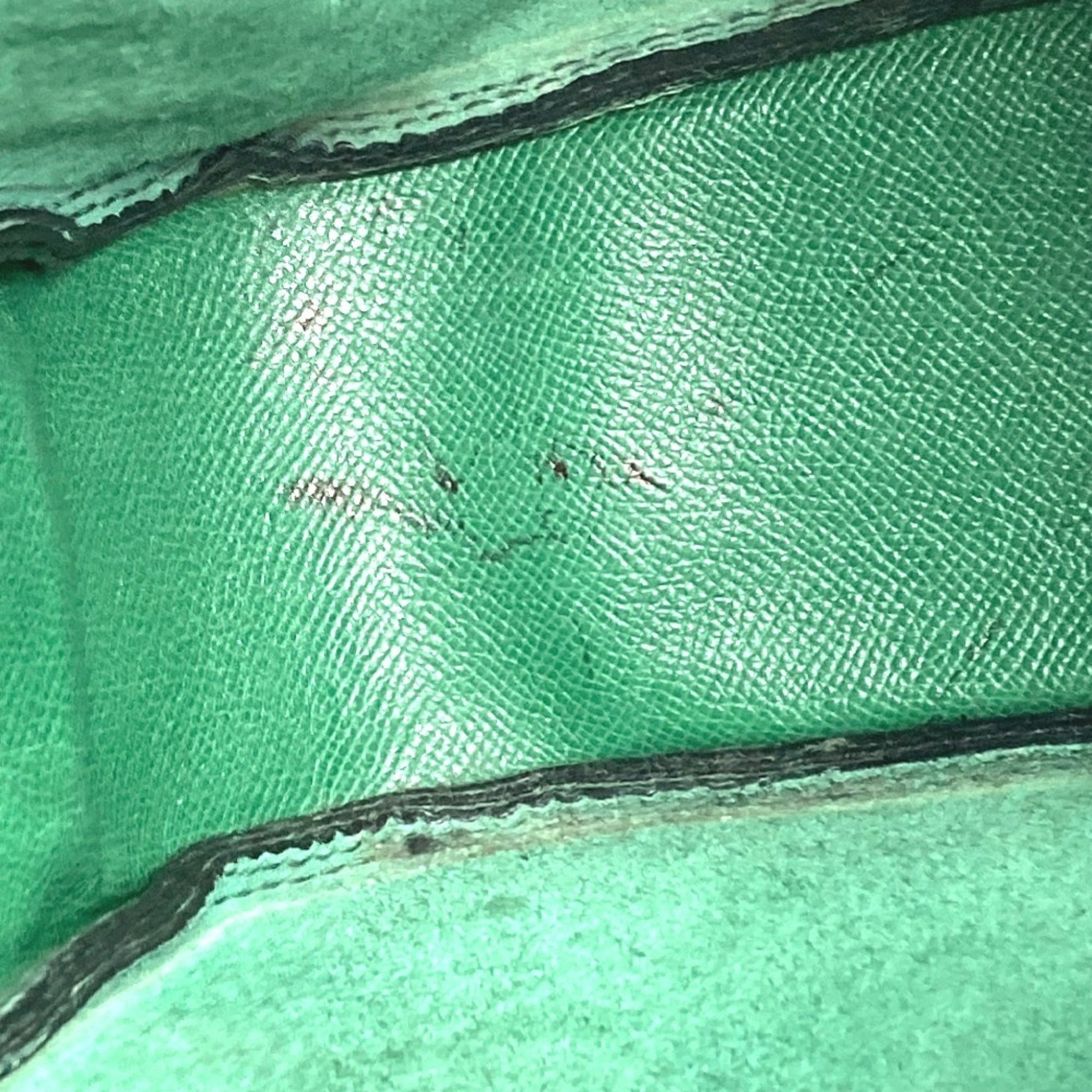 Hermes Green Courchevel Leather Shoulder Bag Tote Bag (Pre-Owned)