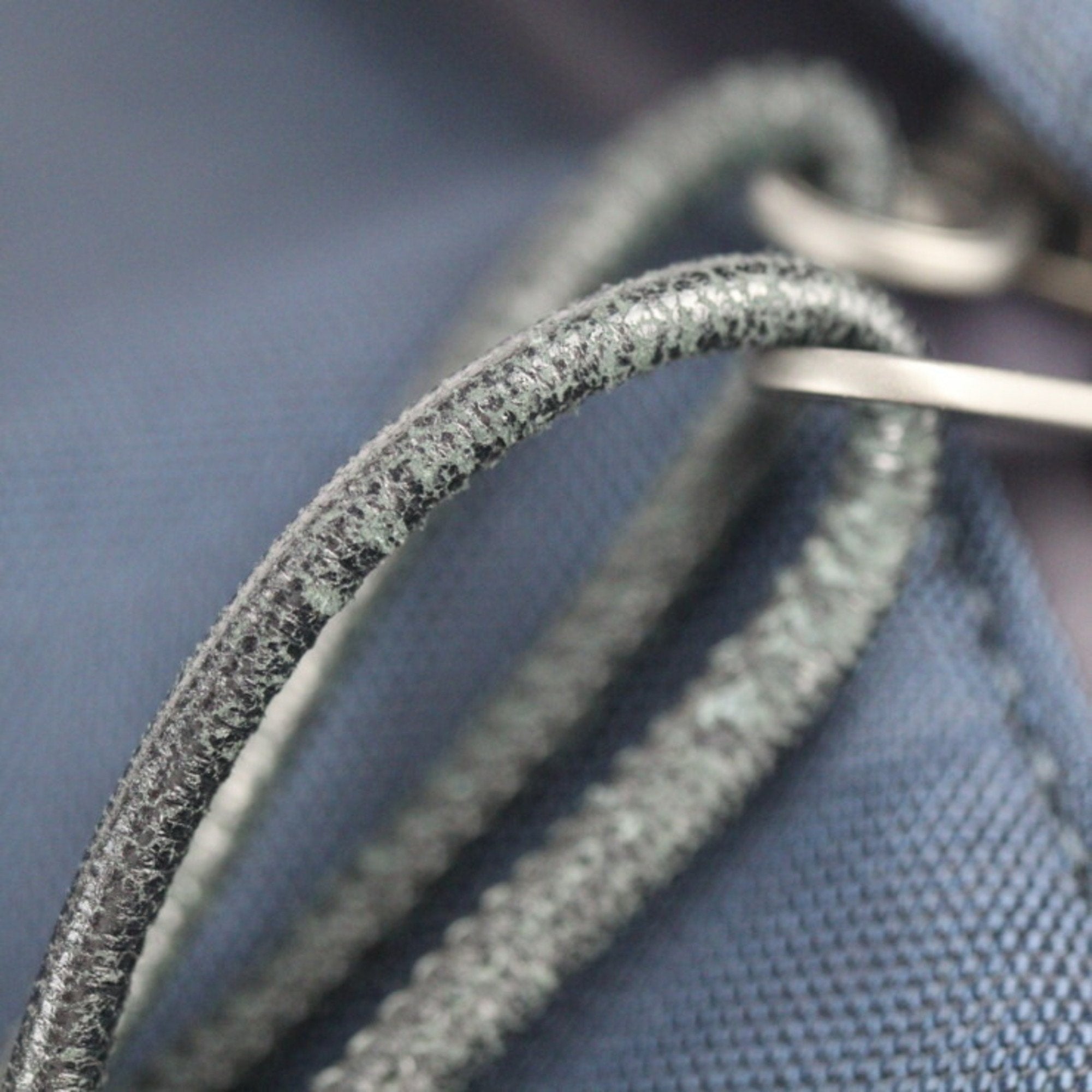 Balenciaga Navy Nylon Canvas Backpack Handbag (Pre-Owned)