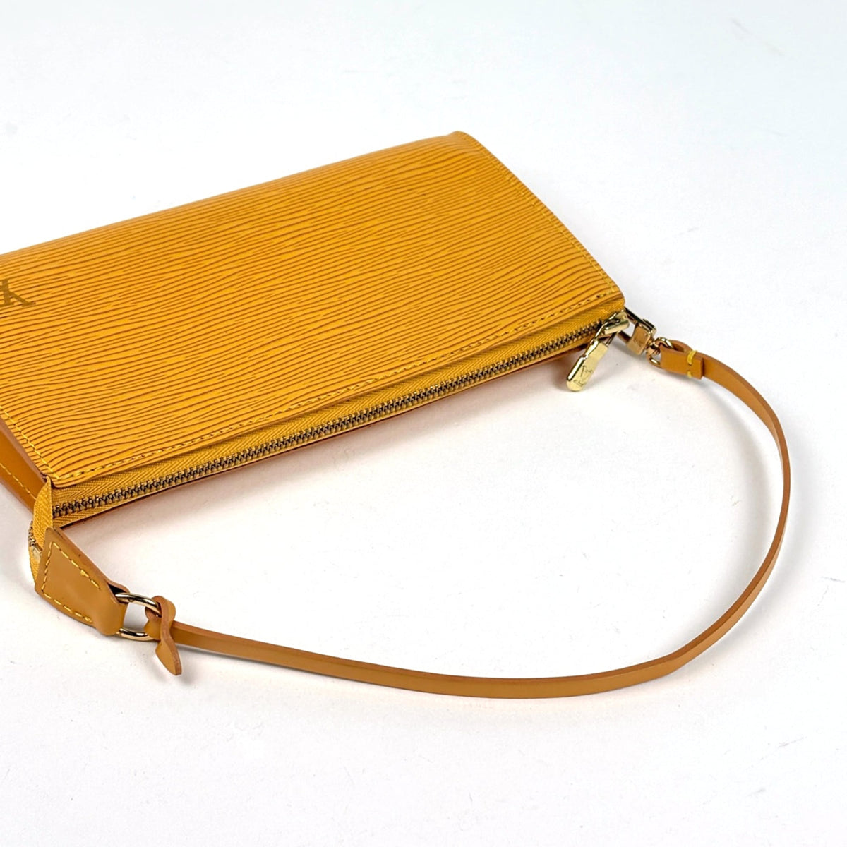 Louis Vuitton Yellow Epi Leather Pochette Pouch (Pre-Owned)