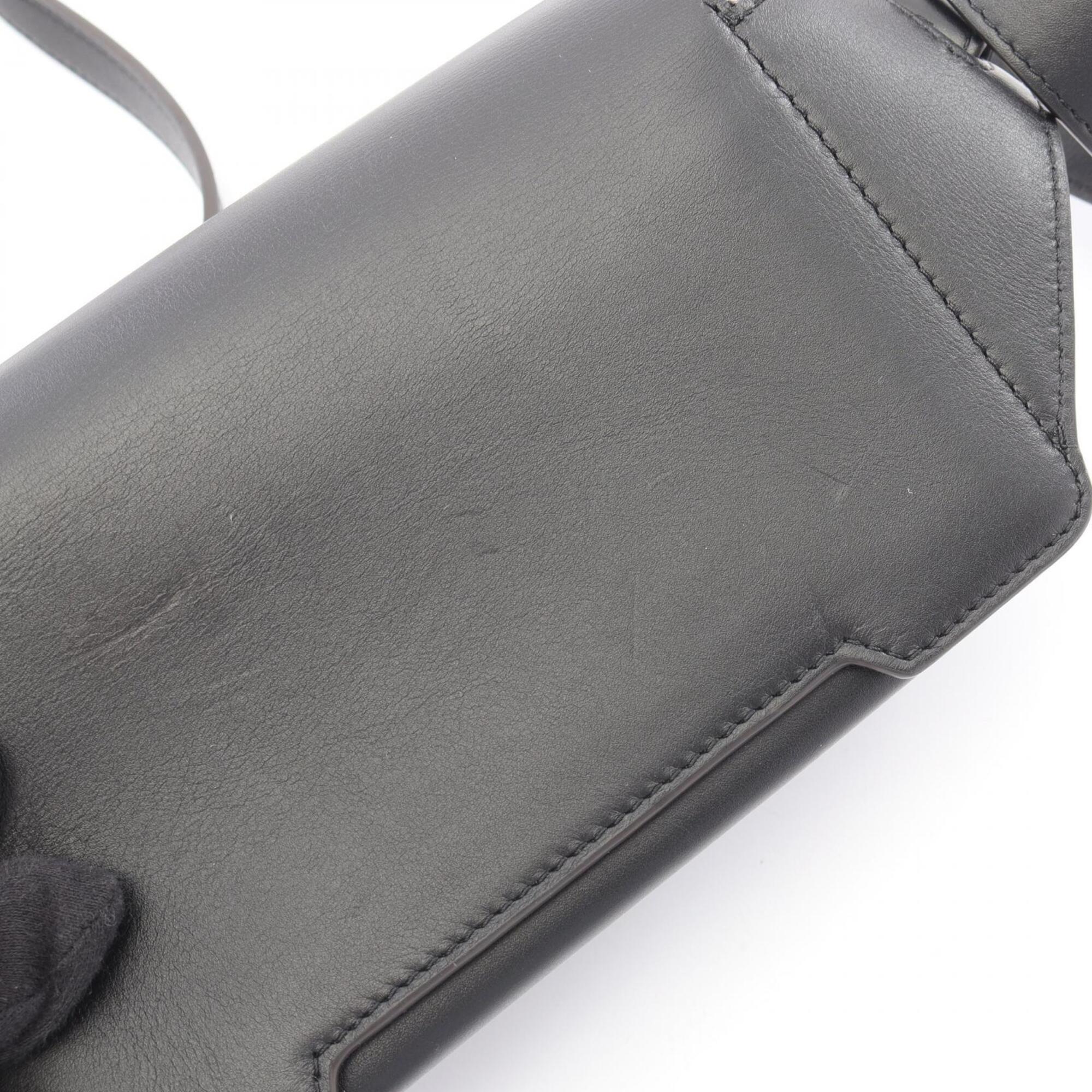 Marni Black Leather Fanny Pack (Pre-Owned)