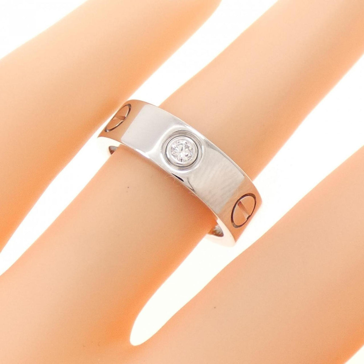 Cartier Love White Gold (18K) Band Ring (Pre-Owned)