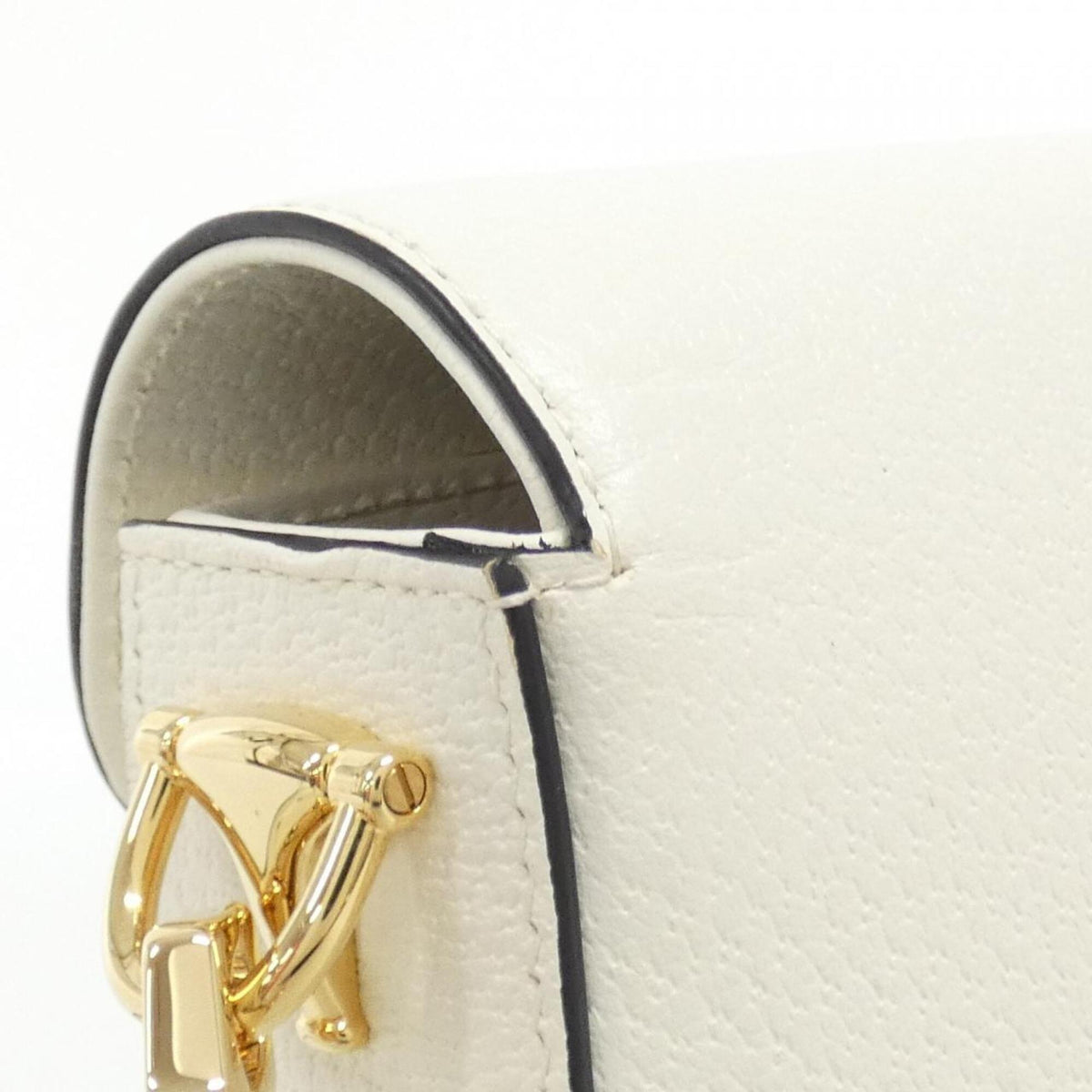 Gucci White Leather Shoulder Bag (Pre-Owned)