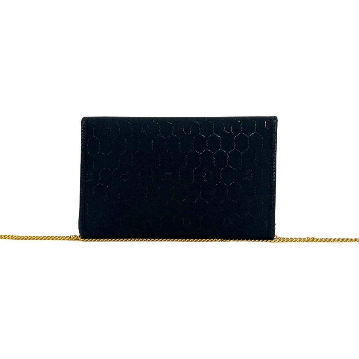 Christian Dior Black Canvas Leather Shoulder Bag (Pre-Owned)