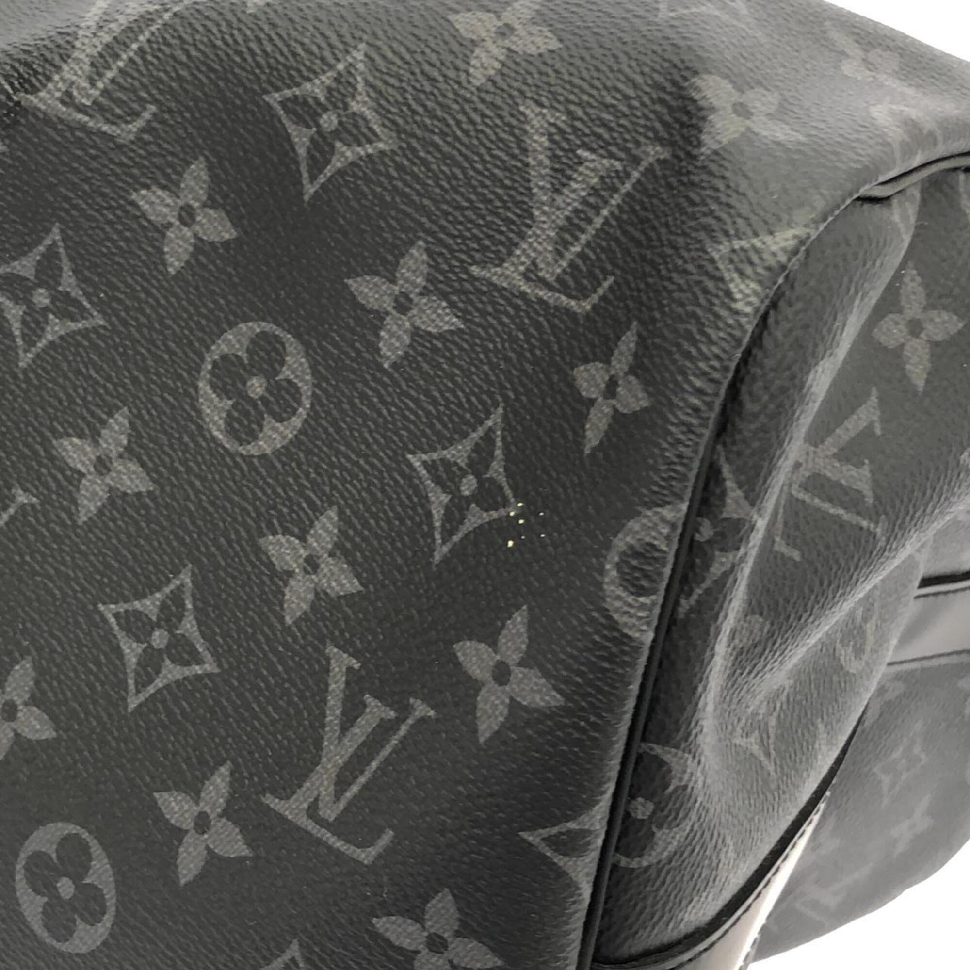Louis Vuitton Black Coated Canvas Boston Bag (Pre-Owned)