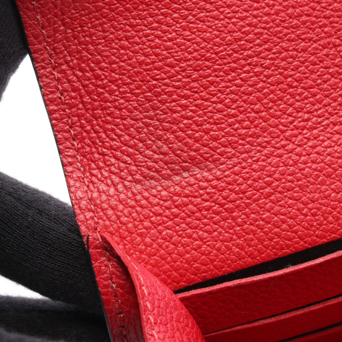 Louis Vuitton Red Color Sacrlet Monogram Empreinte Long Wallet (Bi-Fold) (Pre-Owned)