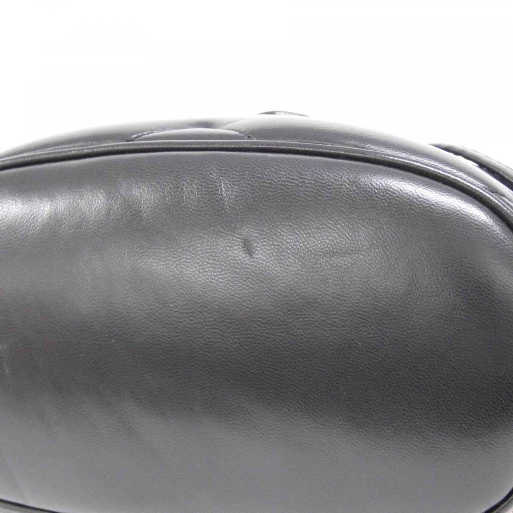 Gucci Black Quilting Leather Backpack (Pre-Owned)