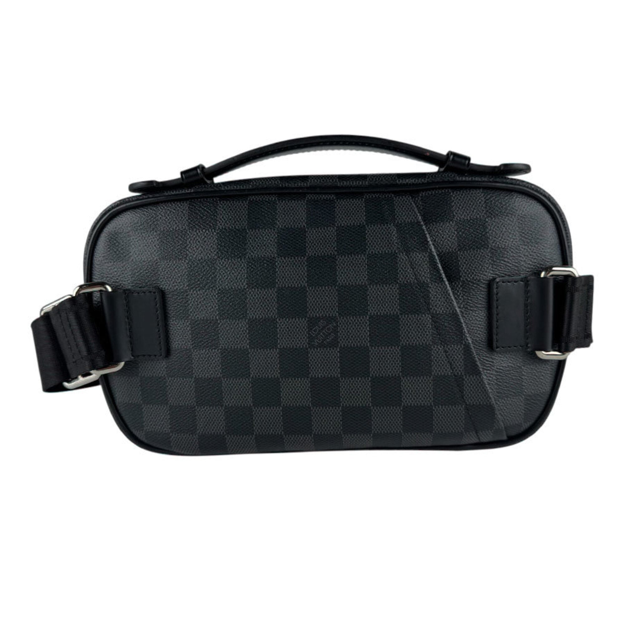 Louis Vuitton Black Damier Graphite Damier Graphite Sling Bag (Pre-Owned)