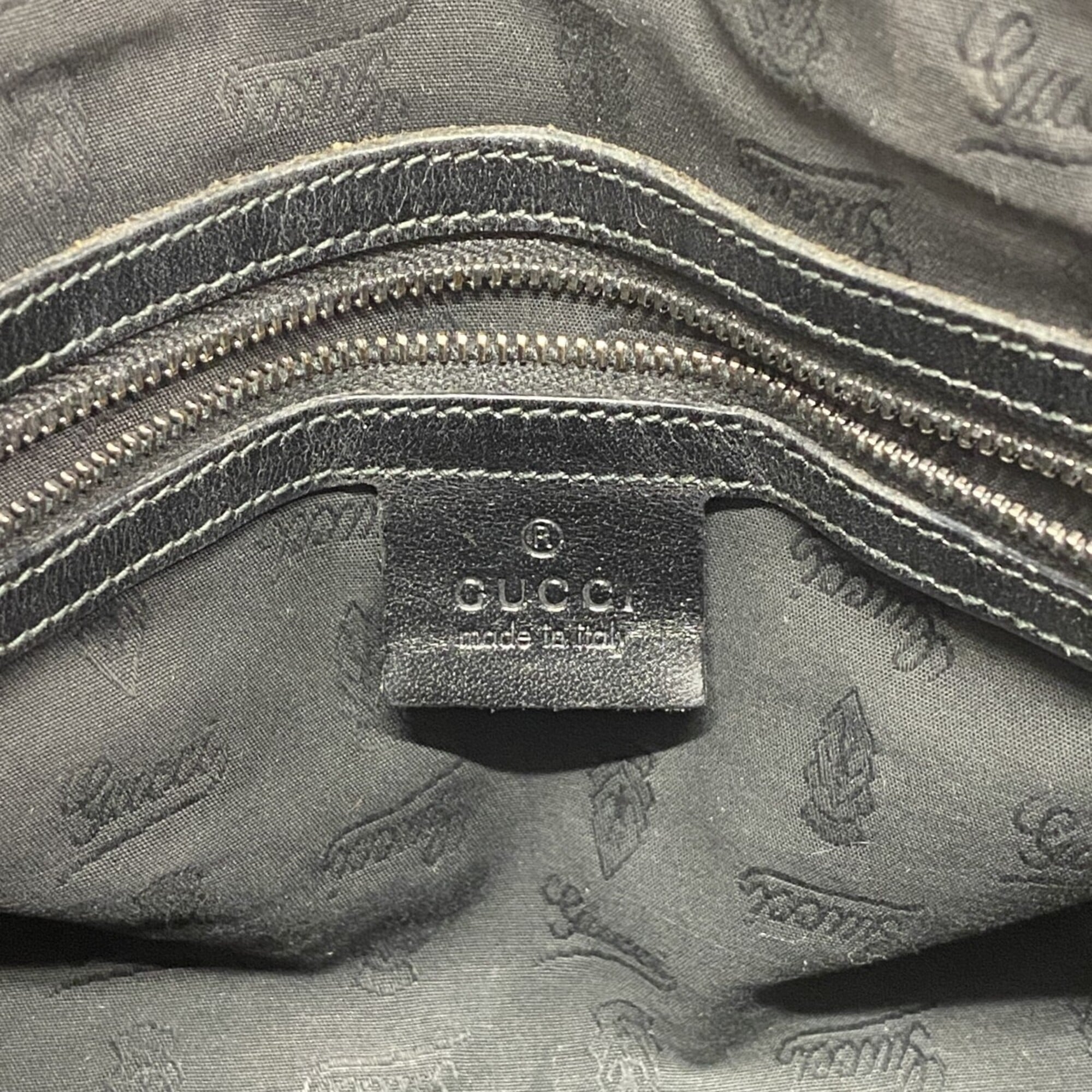 Gucci Black Pvc Handbag (Pre-Owned)