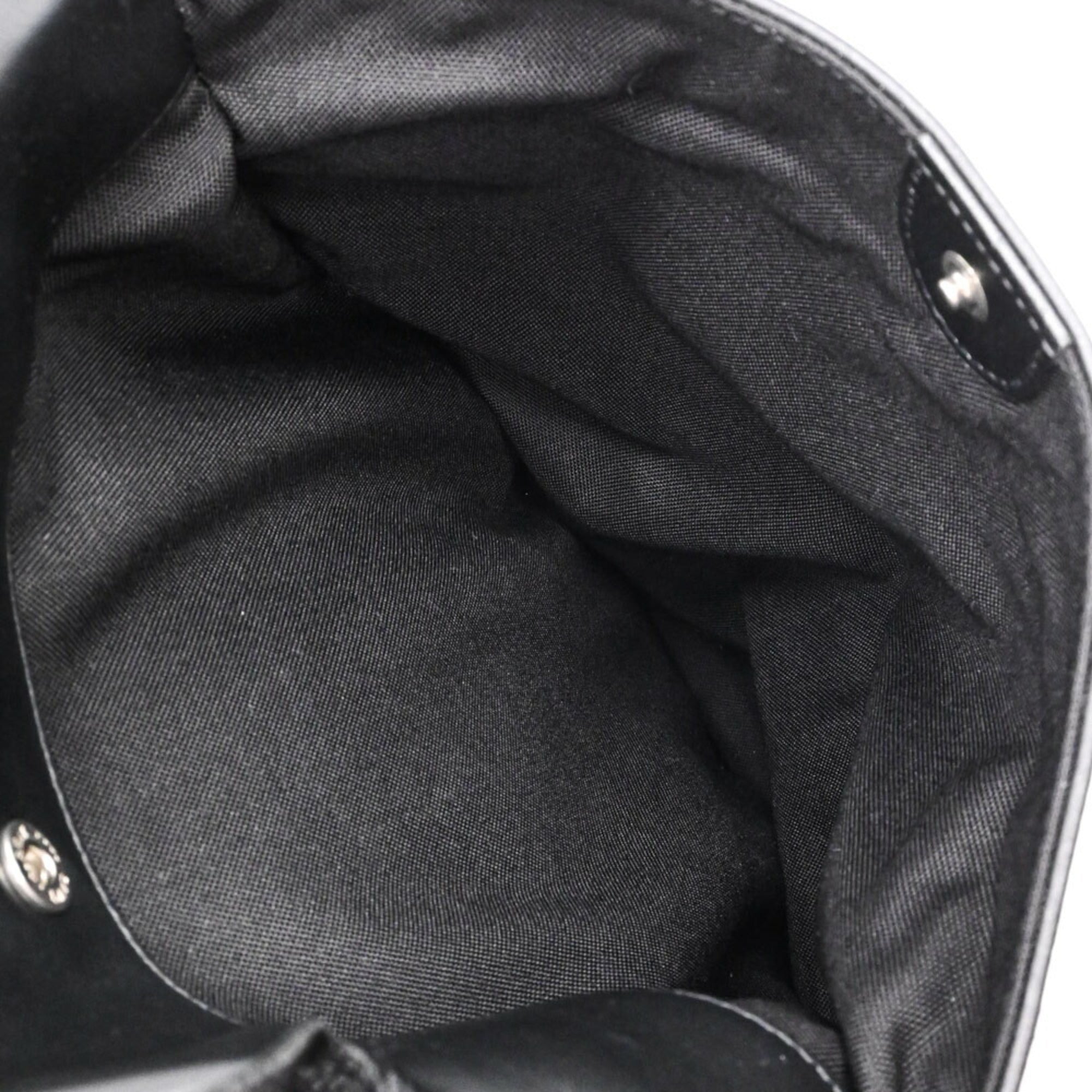 Yves Saint Laurent Black Pvc Backpack (Pre-Owned)