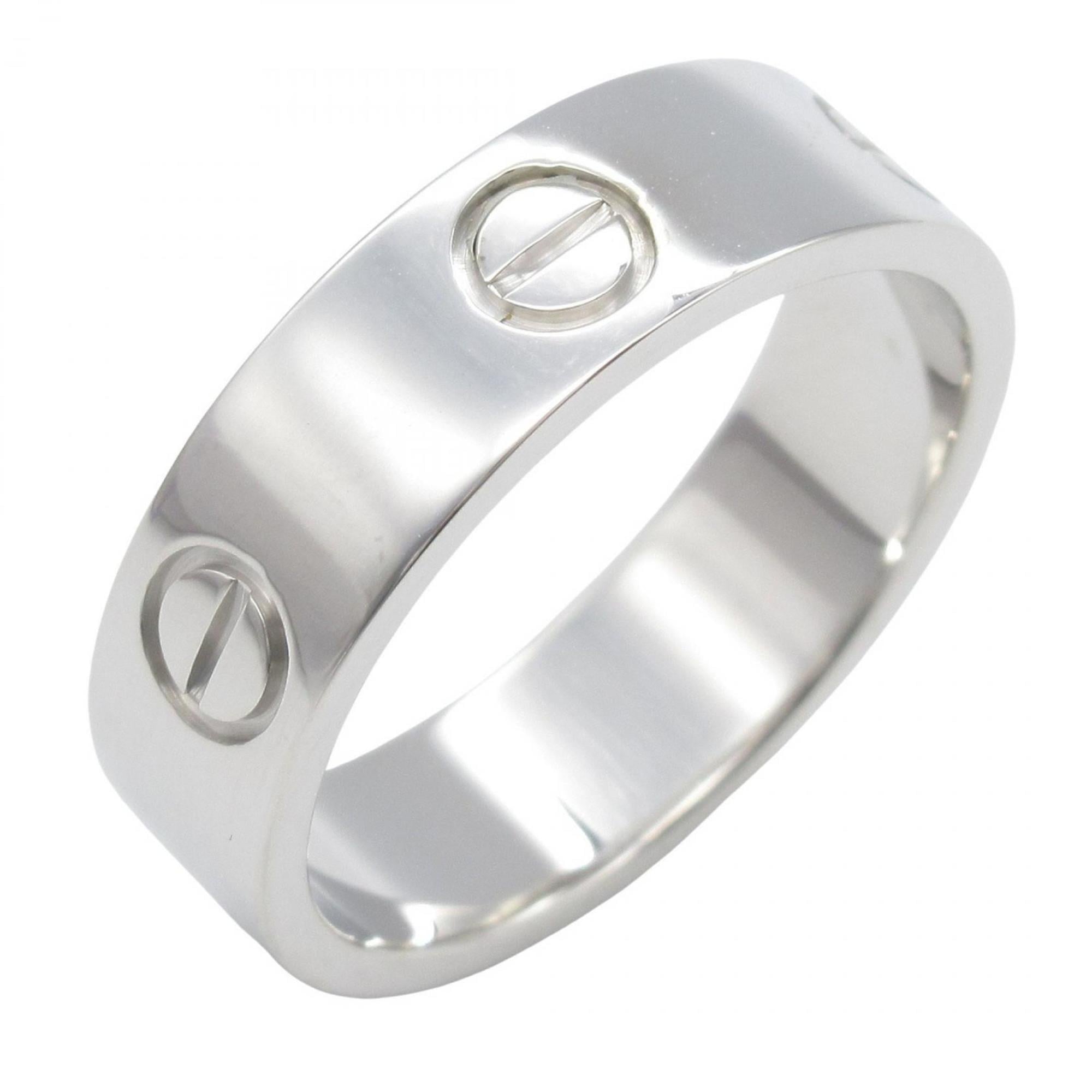 Cartier Silver White Gold (18K) Band Ring (Pre-Owned)