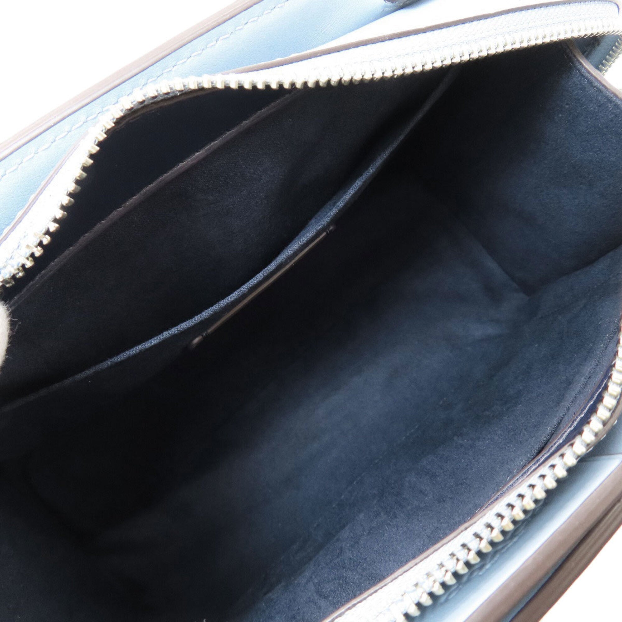 Coach Blue Leather Handbag (Pre-Owned)