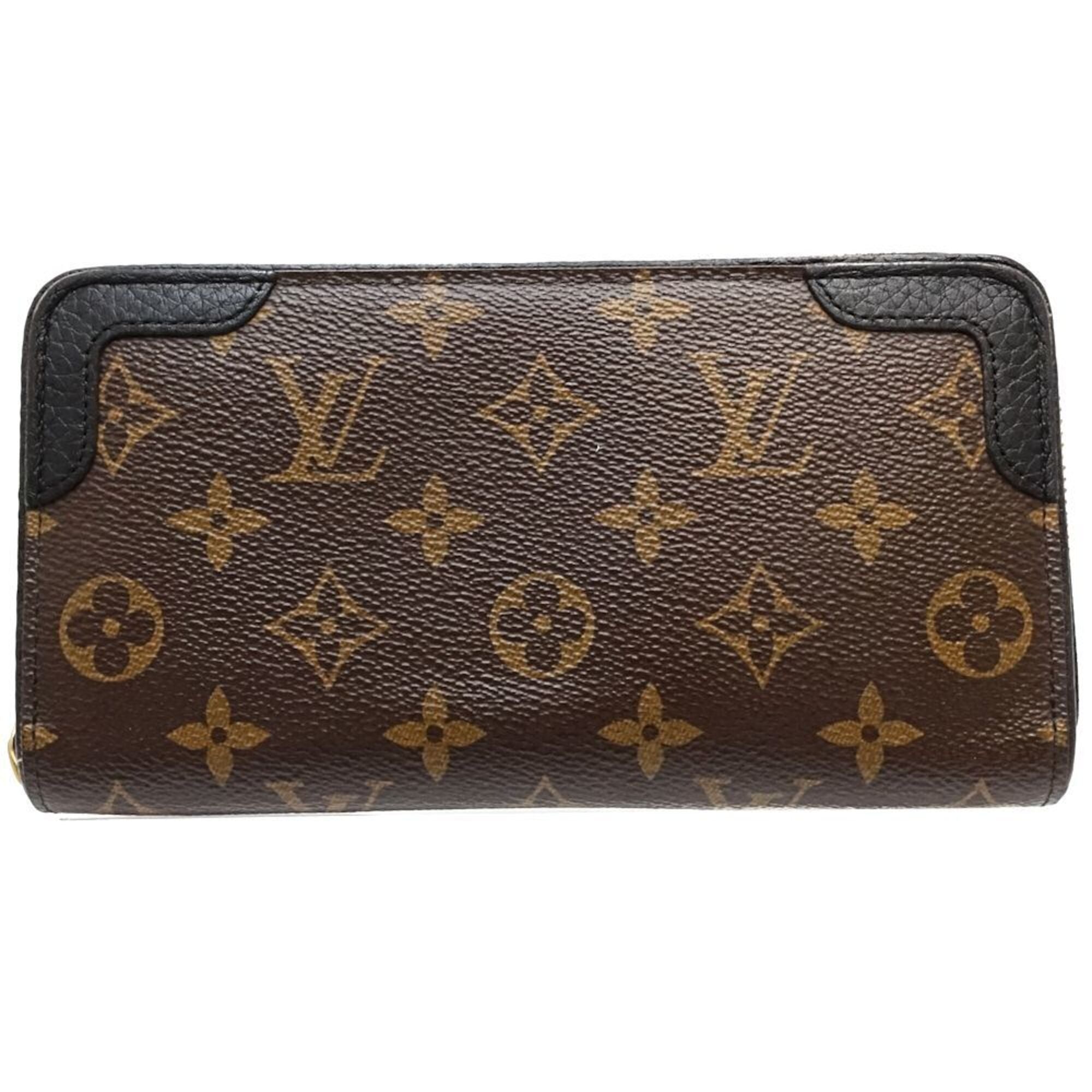Louis Vuitton Monogram Noir Leather Coin Purse/Coin Case (Pre-Owned)