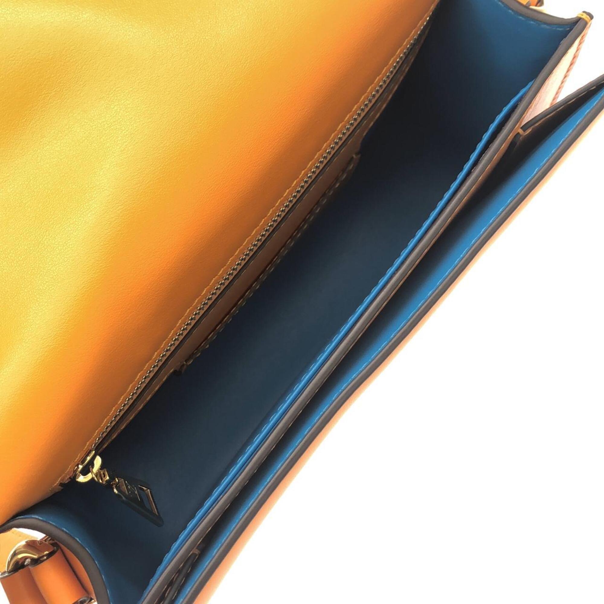 Louis Vuitton Orange Leather Shoulder Bag (Pre-Owned)