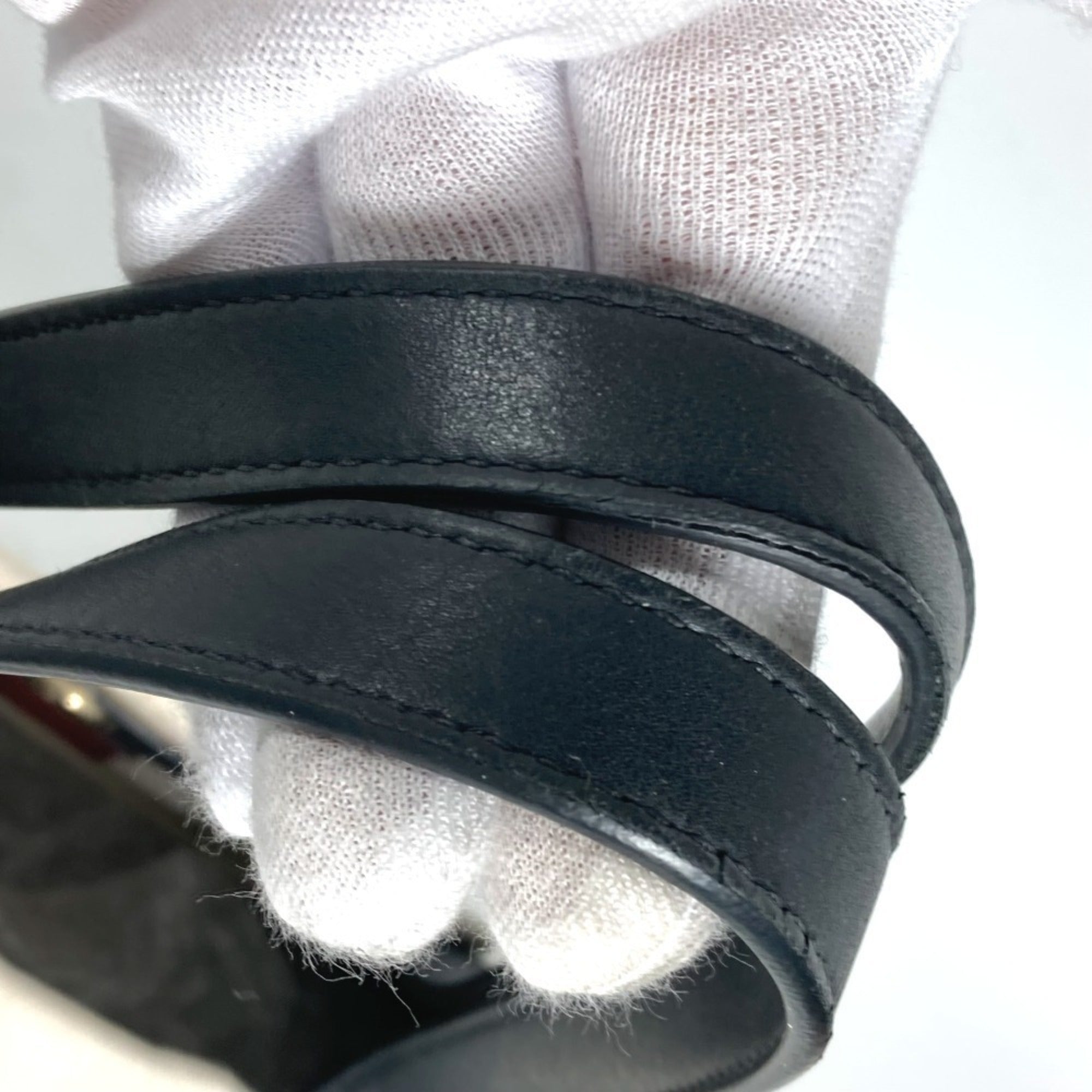 Valentino Black White Canvas Shoulder Bag Tote Bag (Pre-Owned)