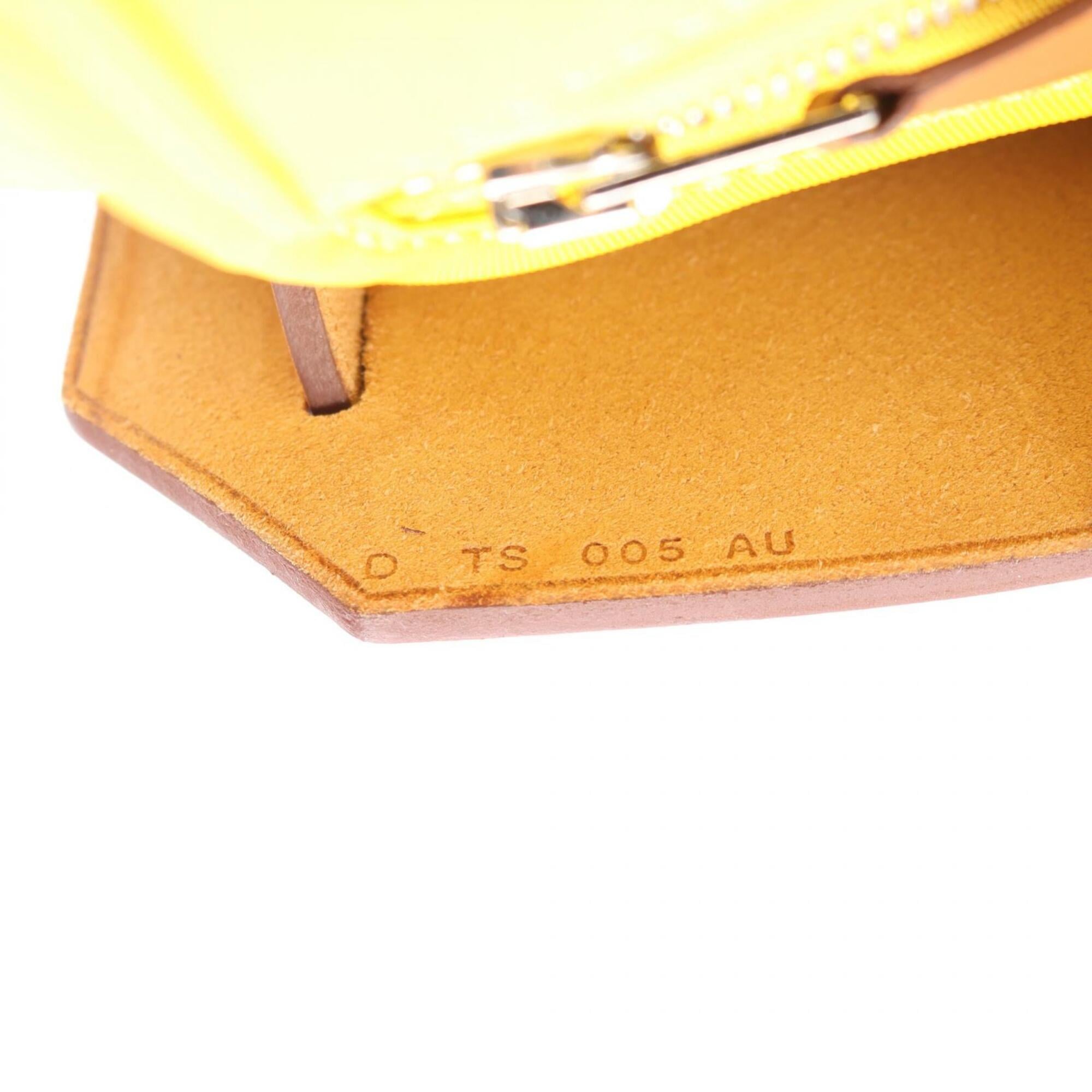 Hermes Brown Yellow Toile Officier Handbag (Pre-Owned)