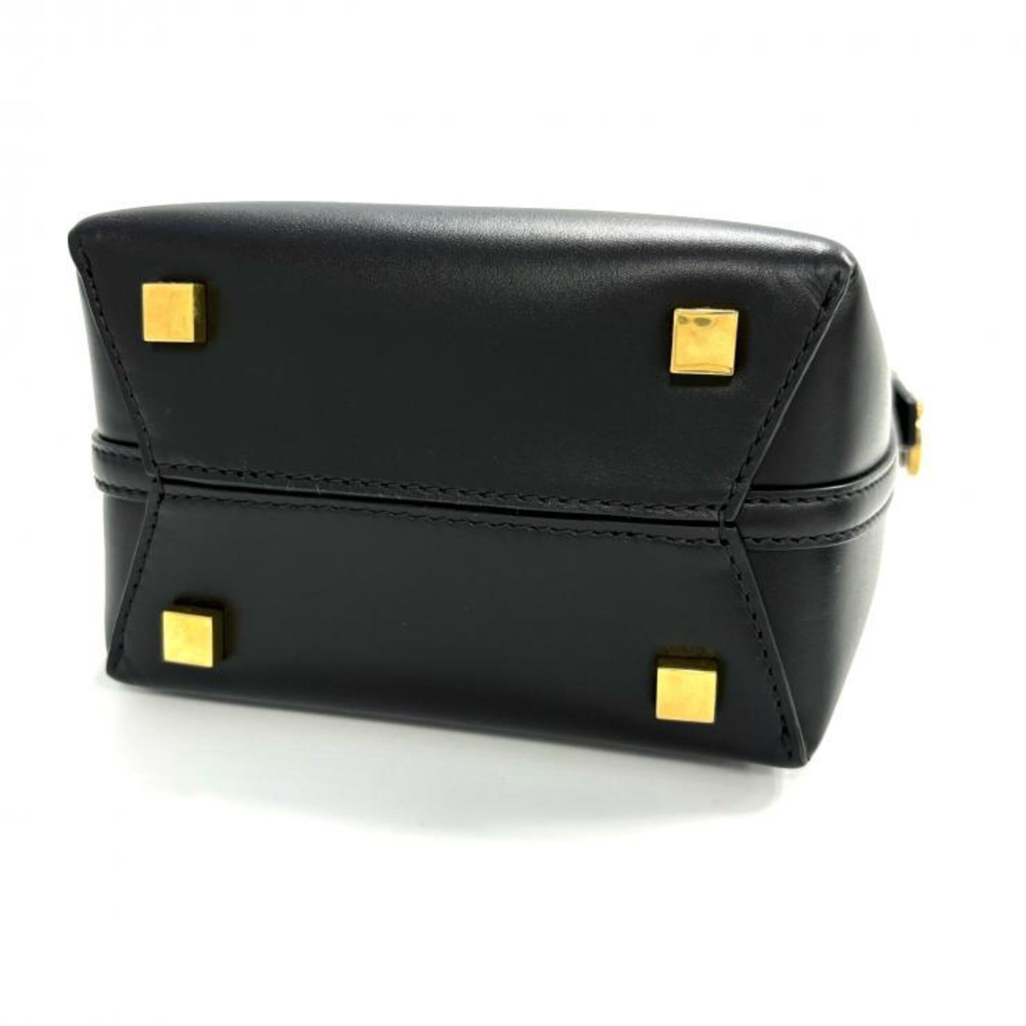 Saint Laurent Black Suede Leather Handbag (Pre-Owned)