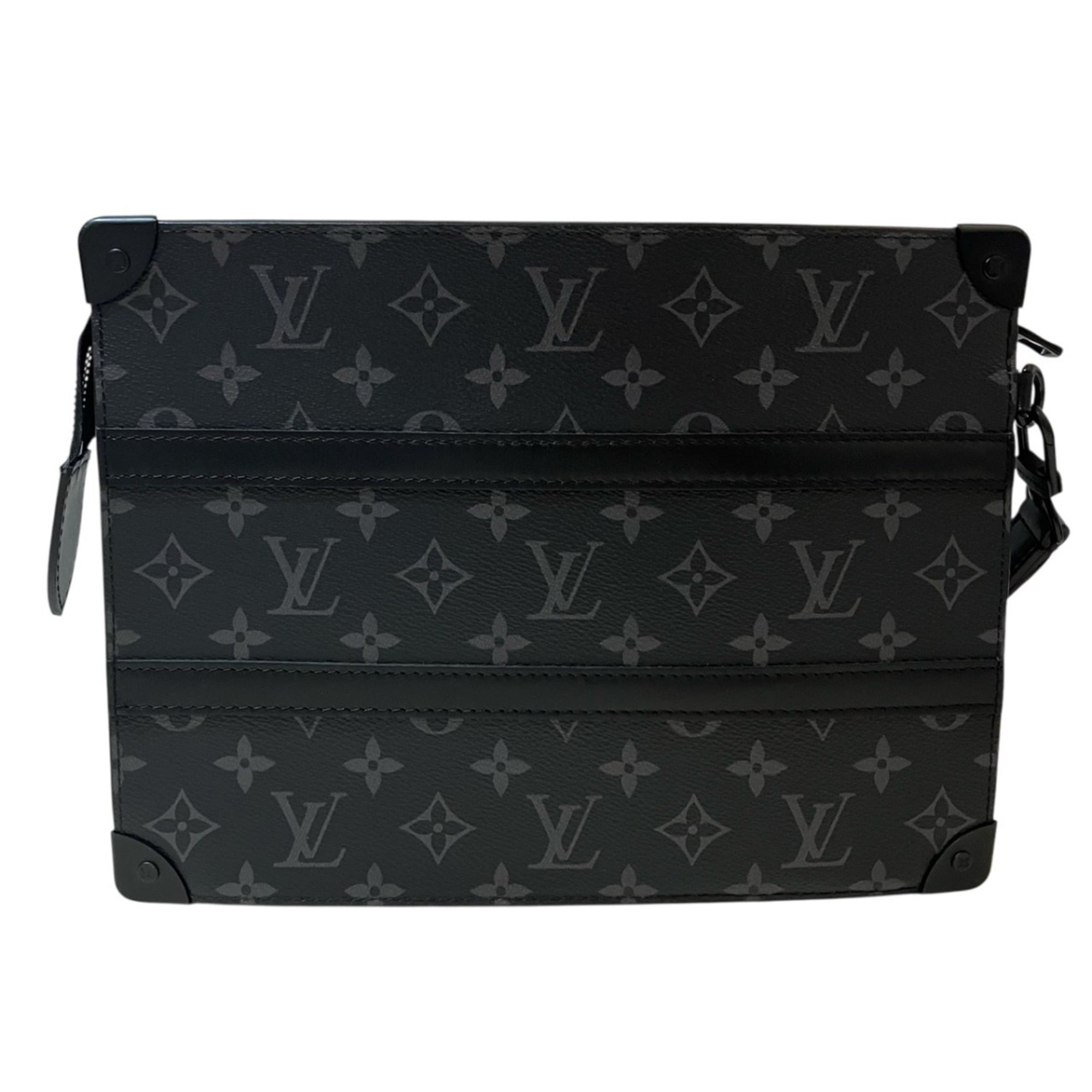 Louis Vuitton Monogram Eclipse Black Monogram Eclipse Clutch Bag Pochette (Pre-Owned)