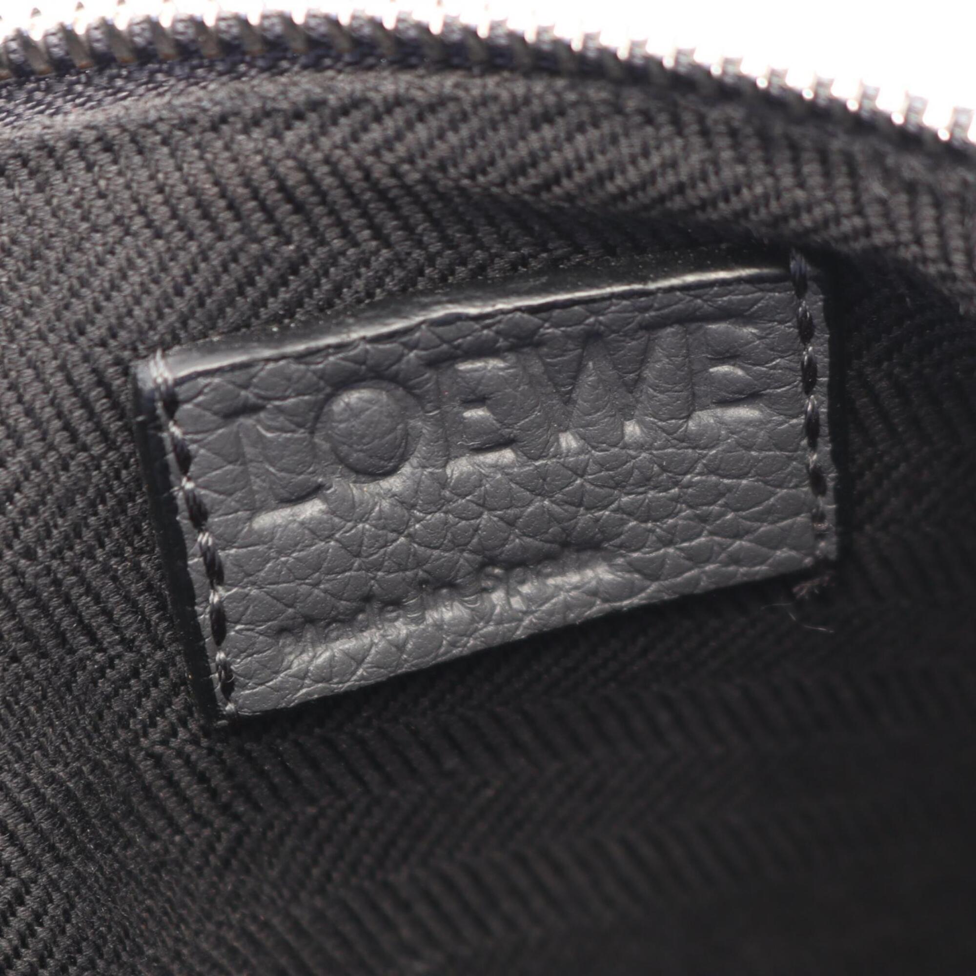 Loewe Gray Leather Fanny Pack Handbag (Pre-Owned)