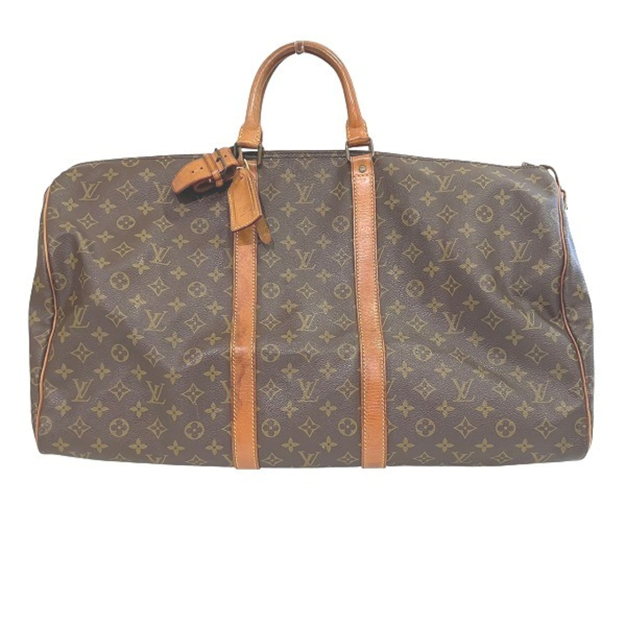 Louis Vuitton Brown Monogram Boston Bag Handbag (Pre-Owned)