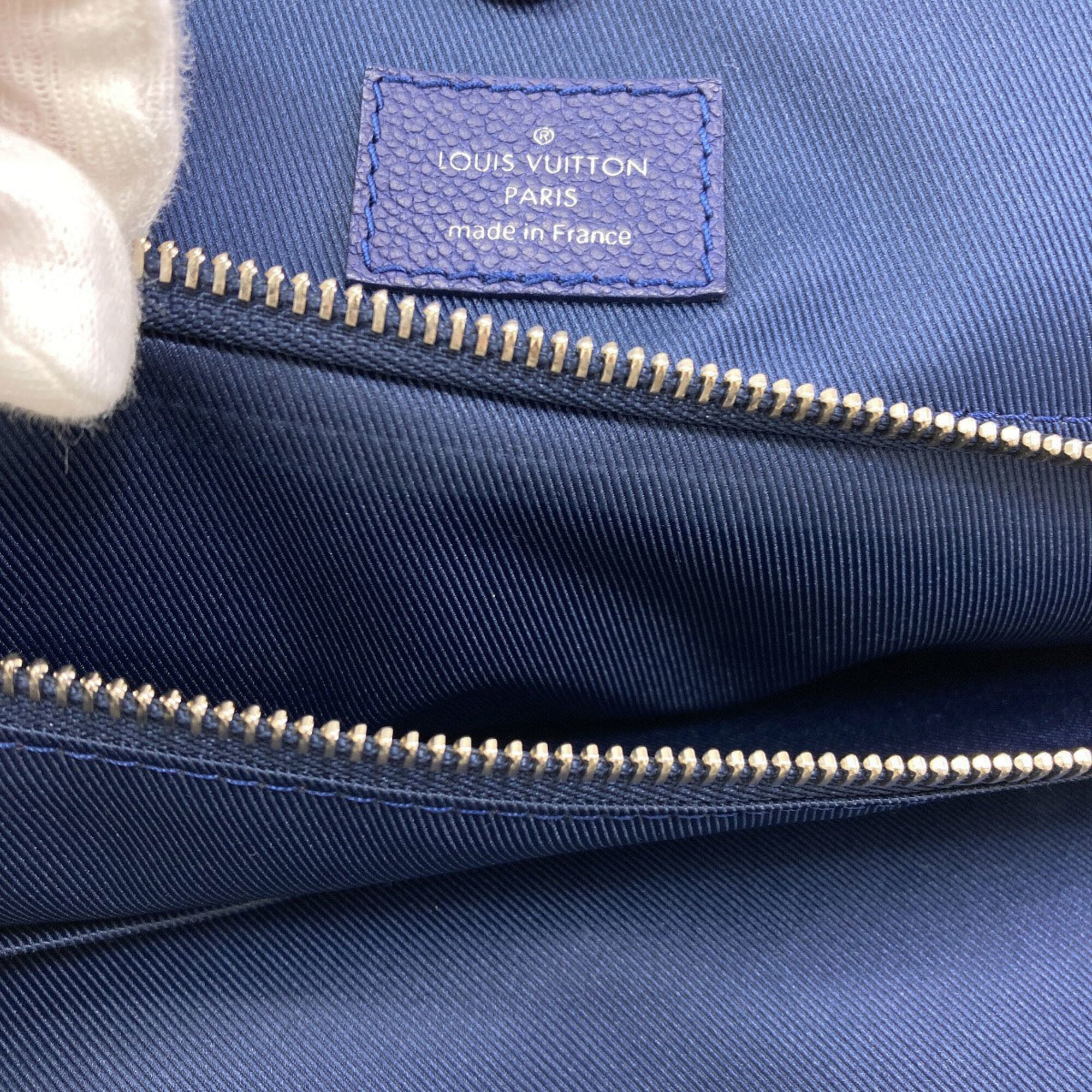 Louis Vuitton Blue Monogram Tote Bag (Pre-Owned)