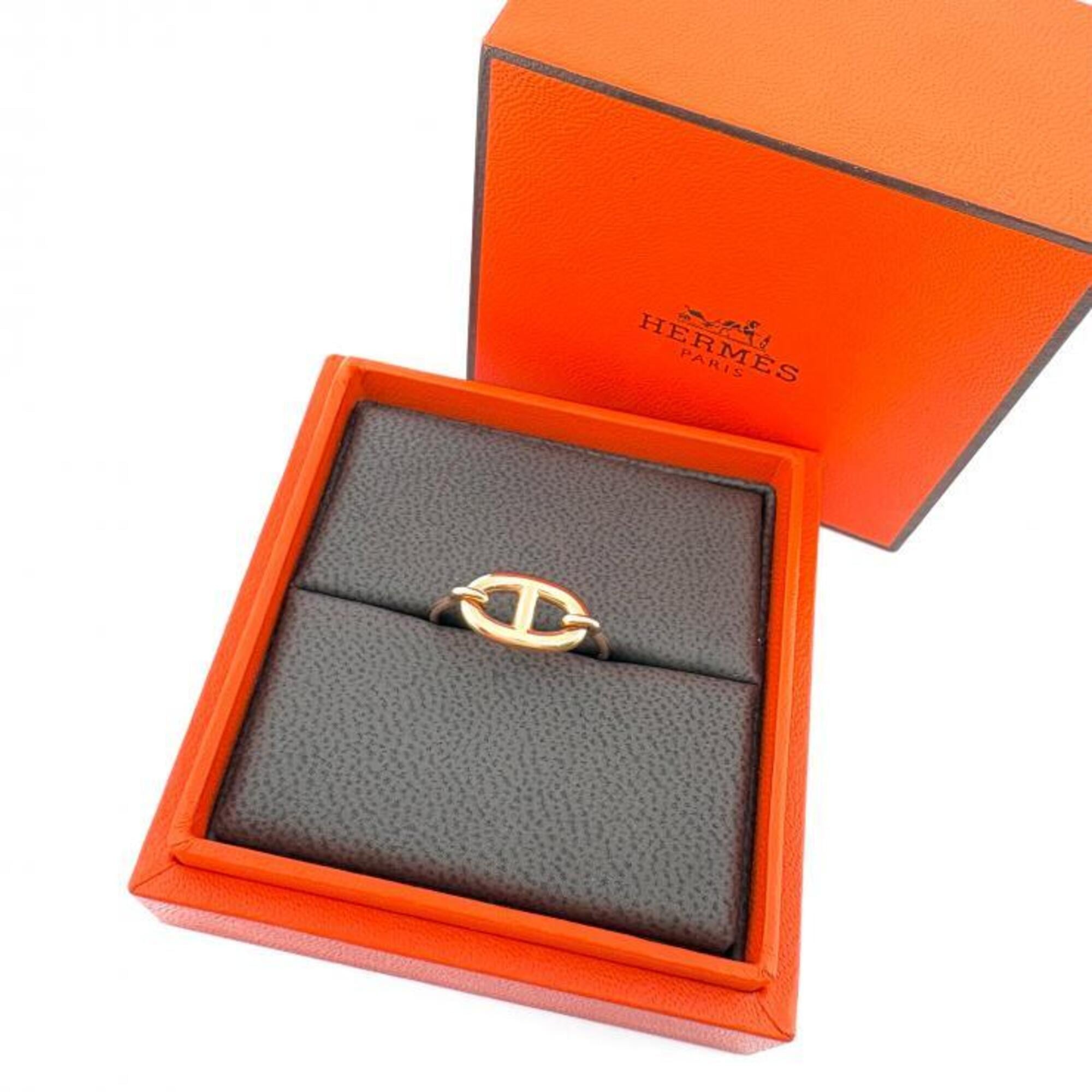 Hermes Pink Gold (18K) Band Ring (Pre-Owned)